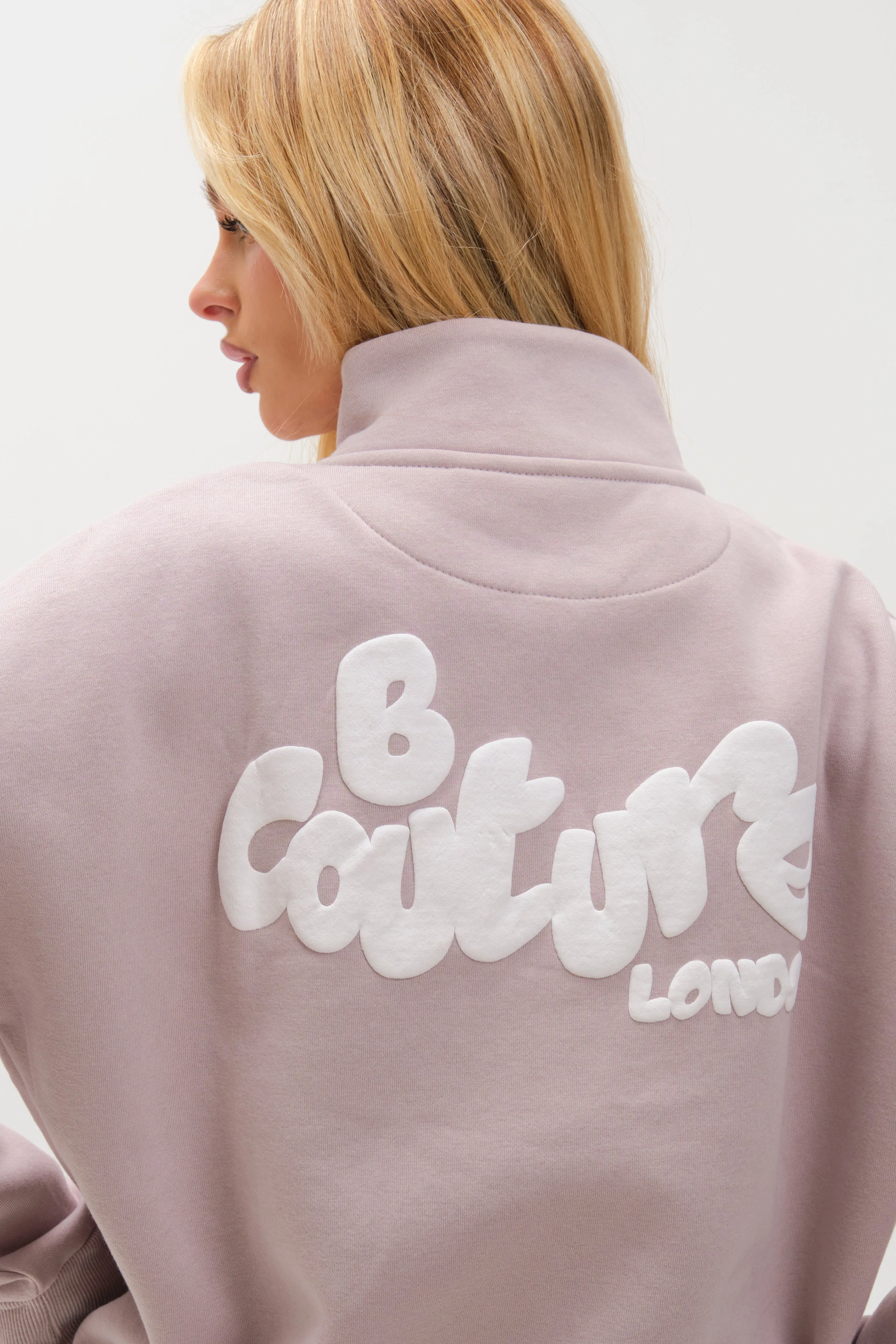 Hatherley Half-Zip Sweatshirt & Leggings Set - Stone sold by B Couture product image thumbnail 3