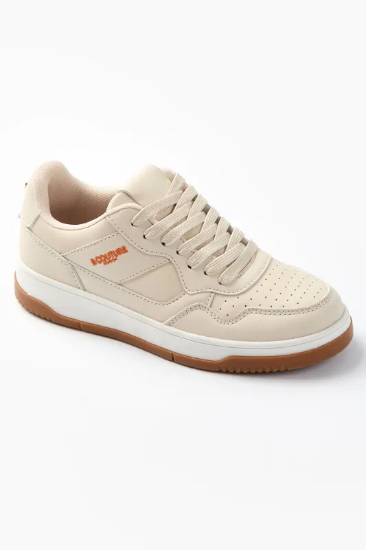 Atwood Court Trainers - Beige sold by B Couture