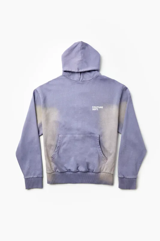 Heavy Weight Oversized Couture Department Hoodie - Light Blue sold by B Couture