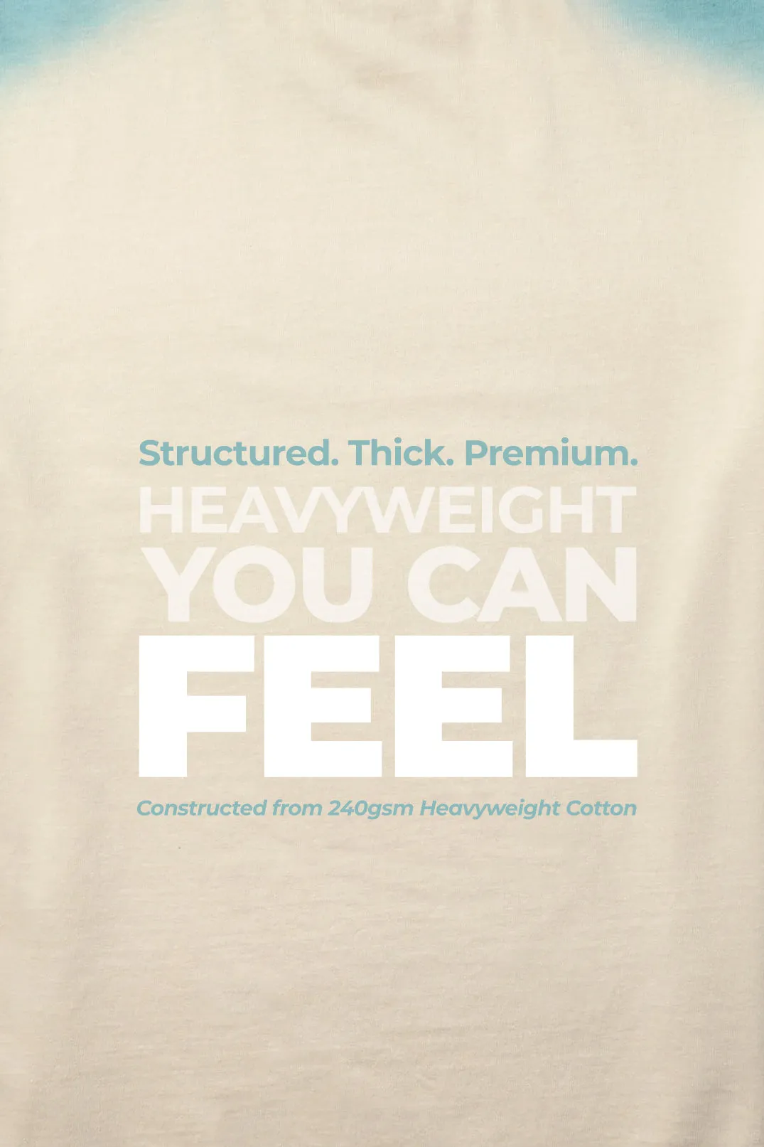 Heavyweight Oversized Couture Dept T-Shirt - Cream sold by B Couture product image thumbnail 2