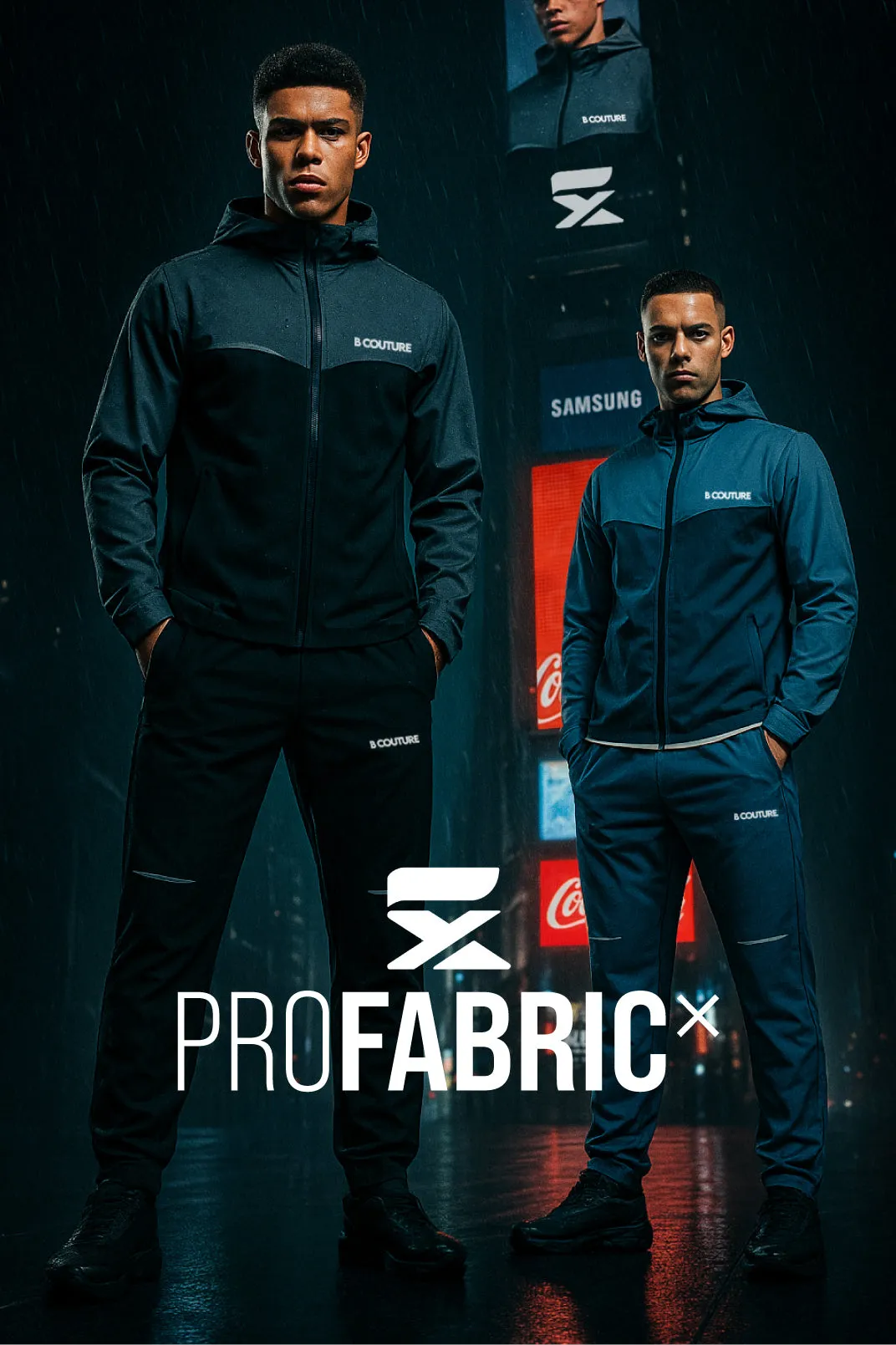 ProFabricX Tracksuit - Black sold by B Couture product image thumbnail 2