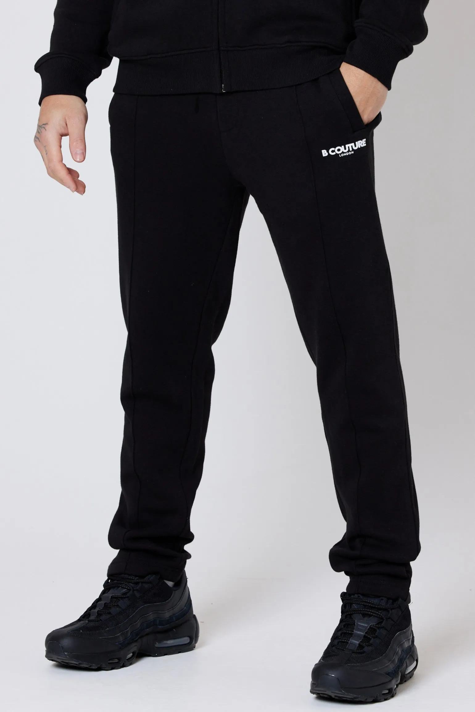 Langton 3-Pack Open Cuff Fleece Joggers - Black/Navy/Grey sold by B Couture product image thumbnail 2