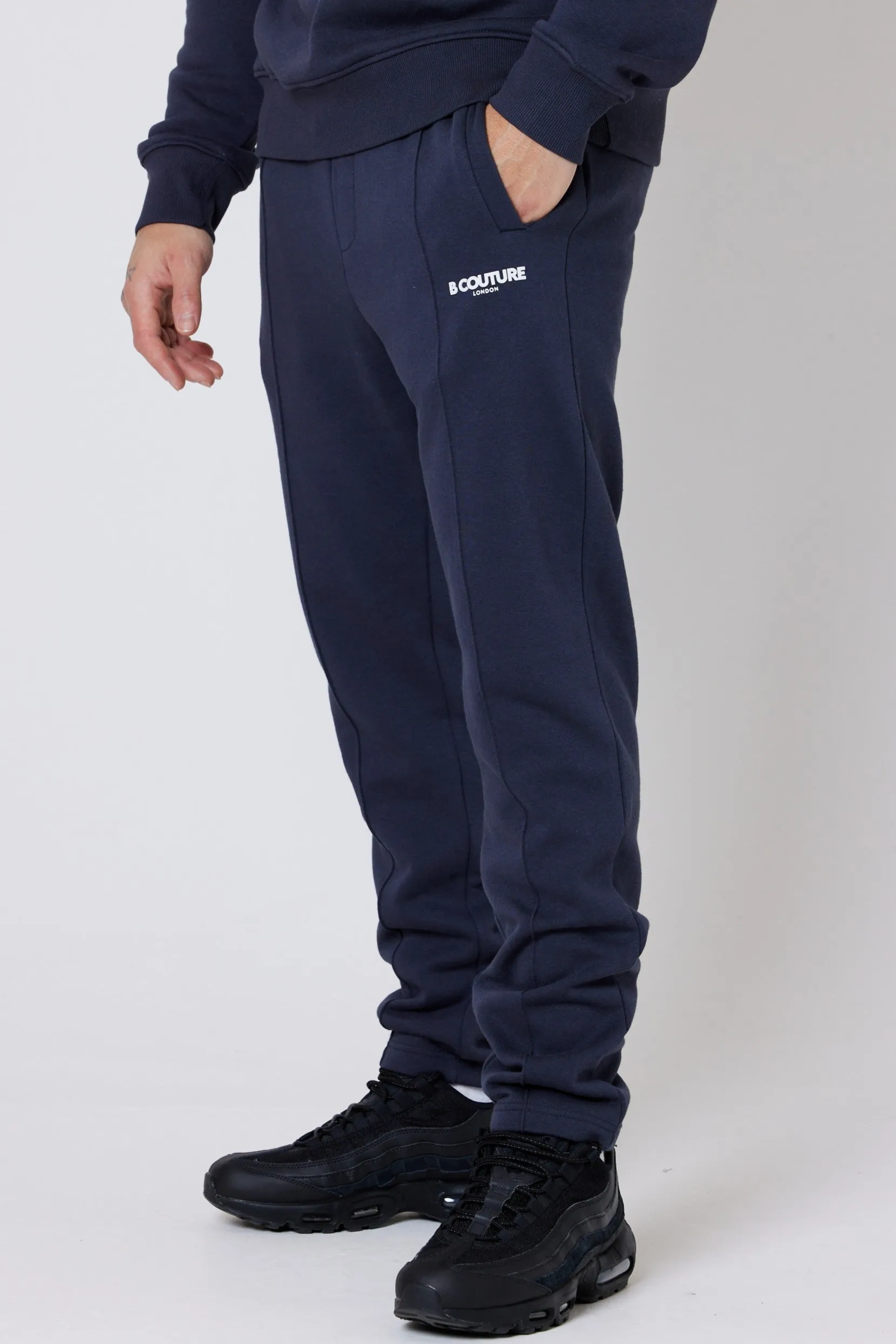Langton 3-Pack Open Cuff Fleece Joggers - Black/Navy/Grey sold by B Couture product image thumbnail 5