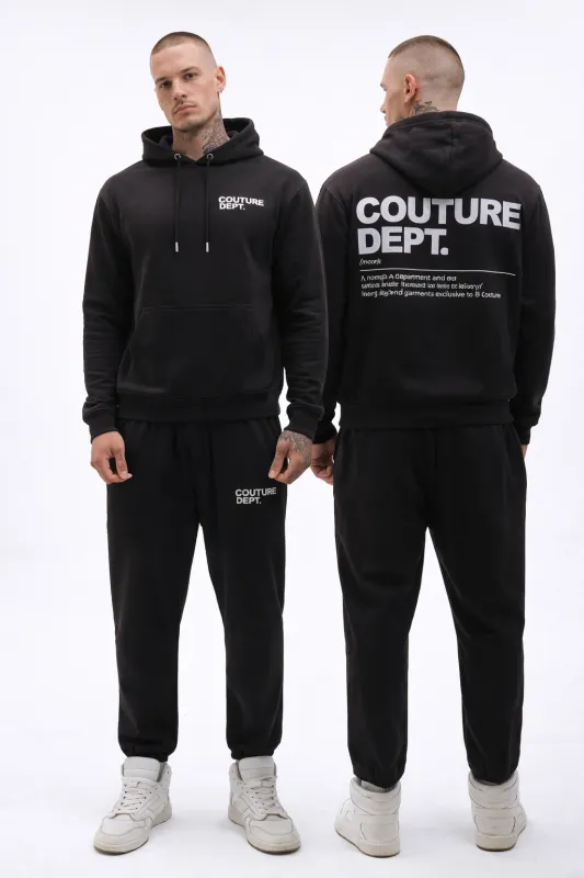 Couture Dept Fleece Tracksuit - Black made by B Couture