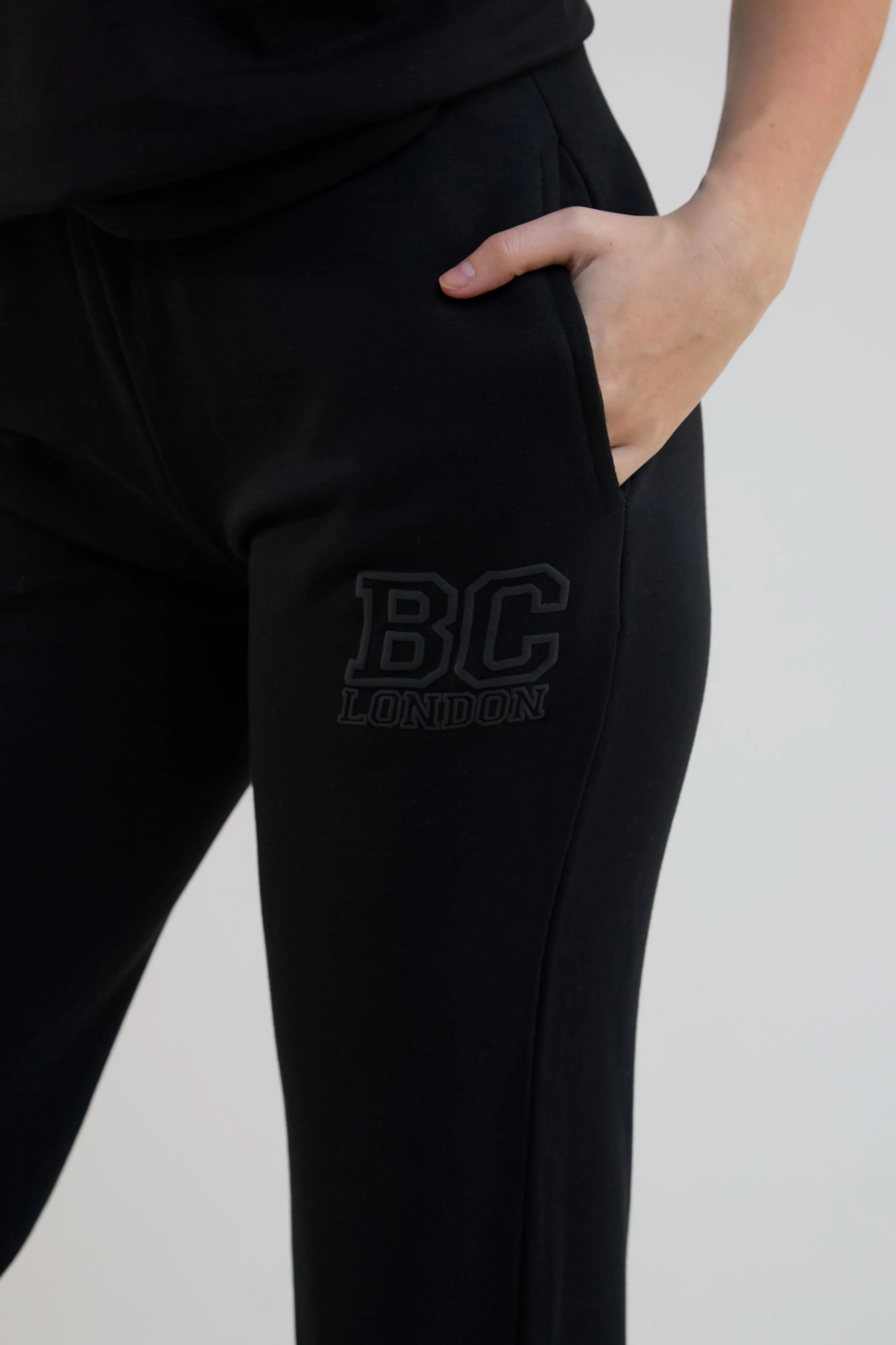 Storm Wide Leg Jogger - Black sold by B Couture product image thumbnail 4