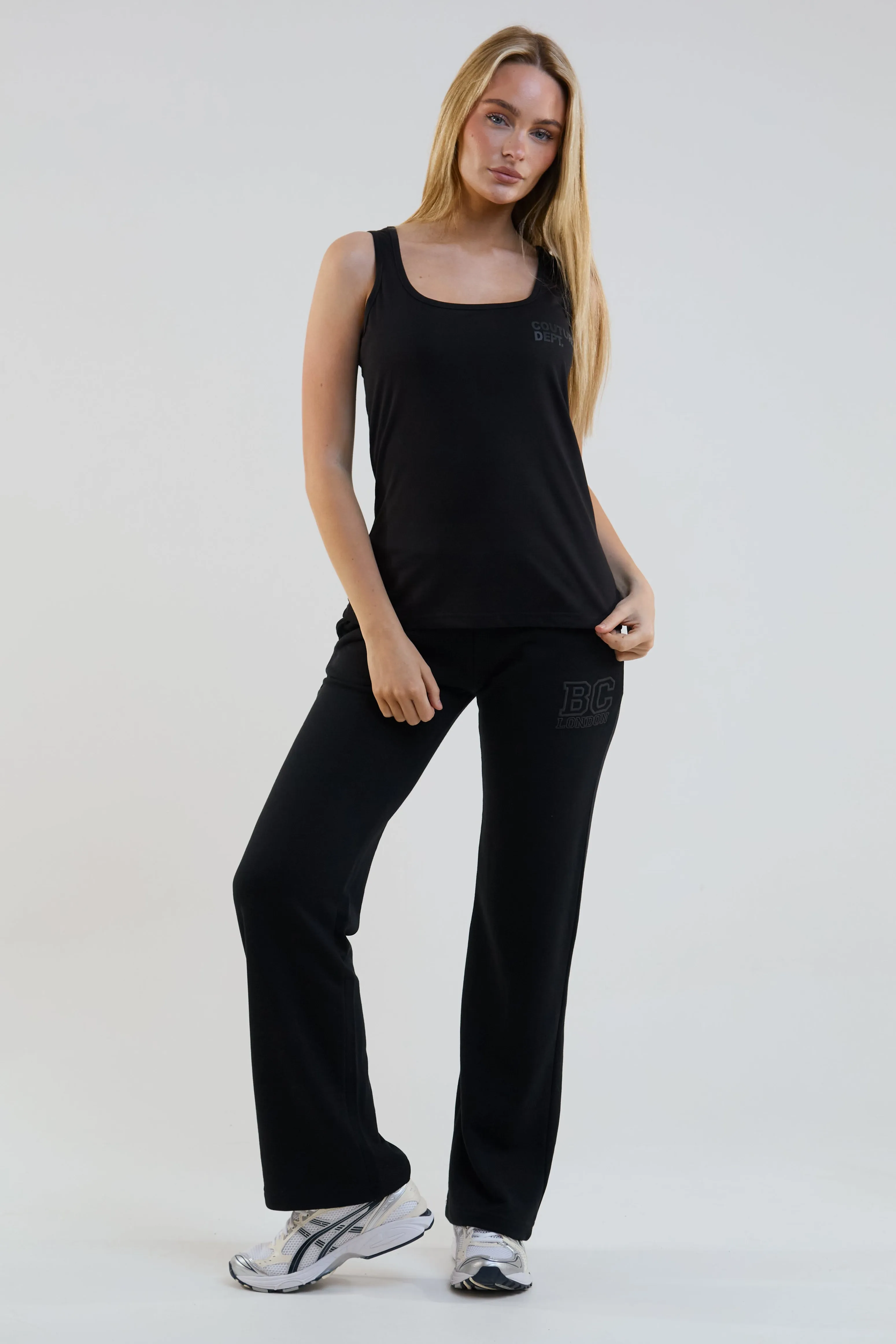 Storm Wide Leg Jogger - Black sold by B Couture product image thumbnail 2