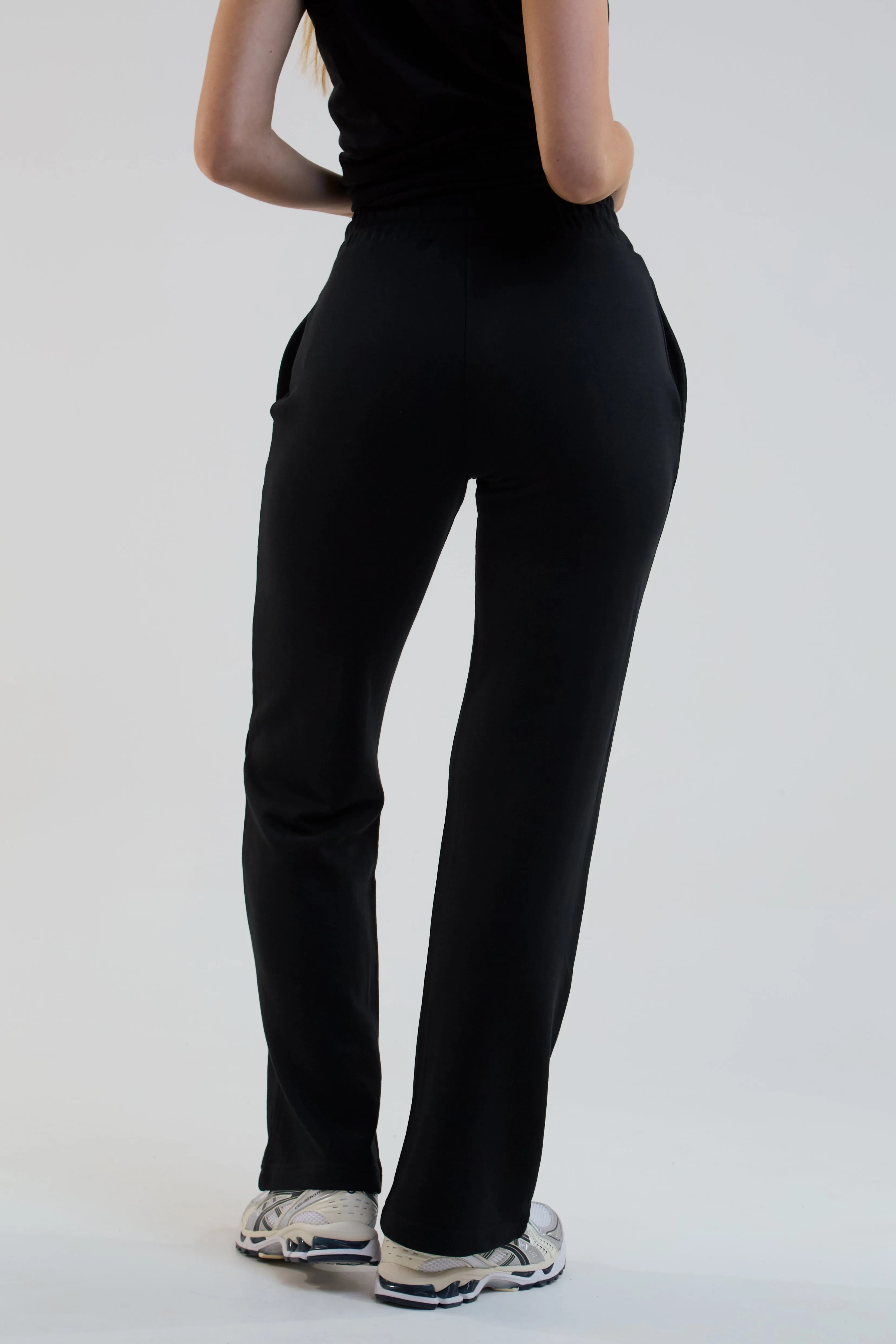 Storm Wide Leg Jogger - Black sold by B Couture product image thumbnail 3