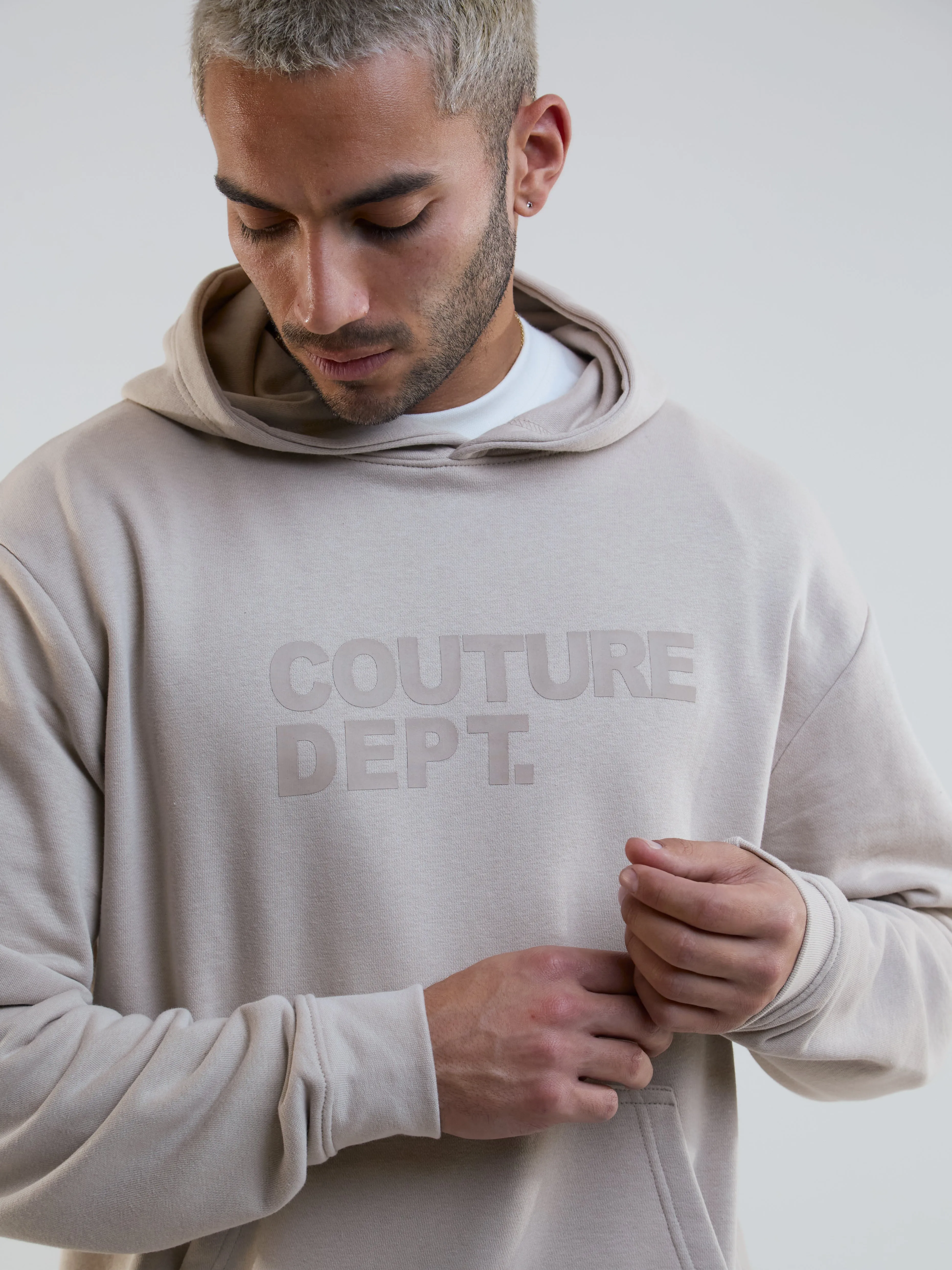 Horizon Shorts, Hoodie & T-Shirt Set - Stone/Black sold by B Couture product image thumbnail 3