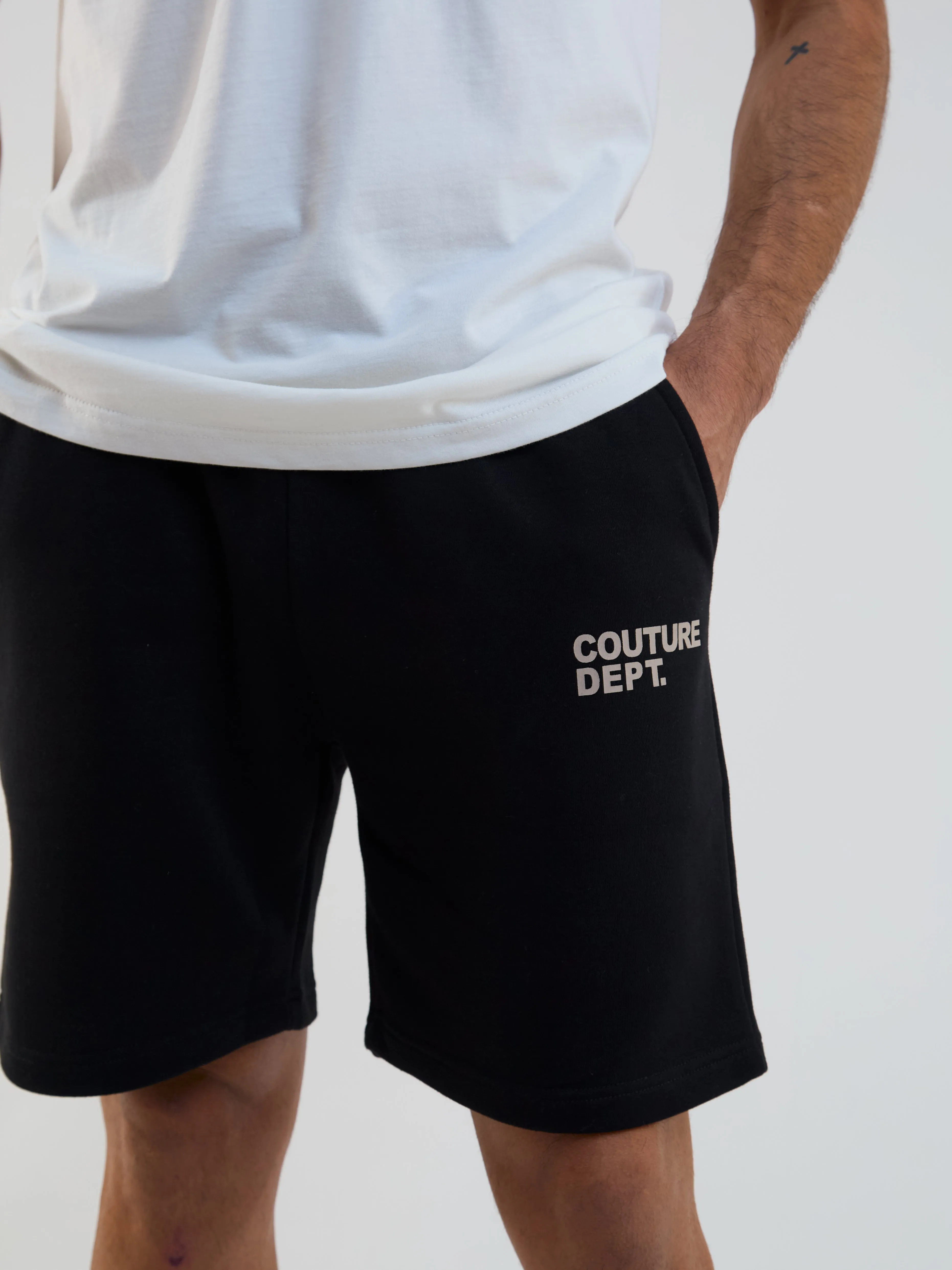 Horizon Shorts, Hoodie & T-Shirt Set - Stone/Black sold by B Couture product image thumbnail 4