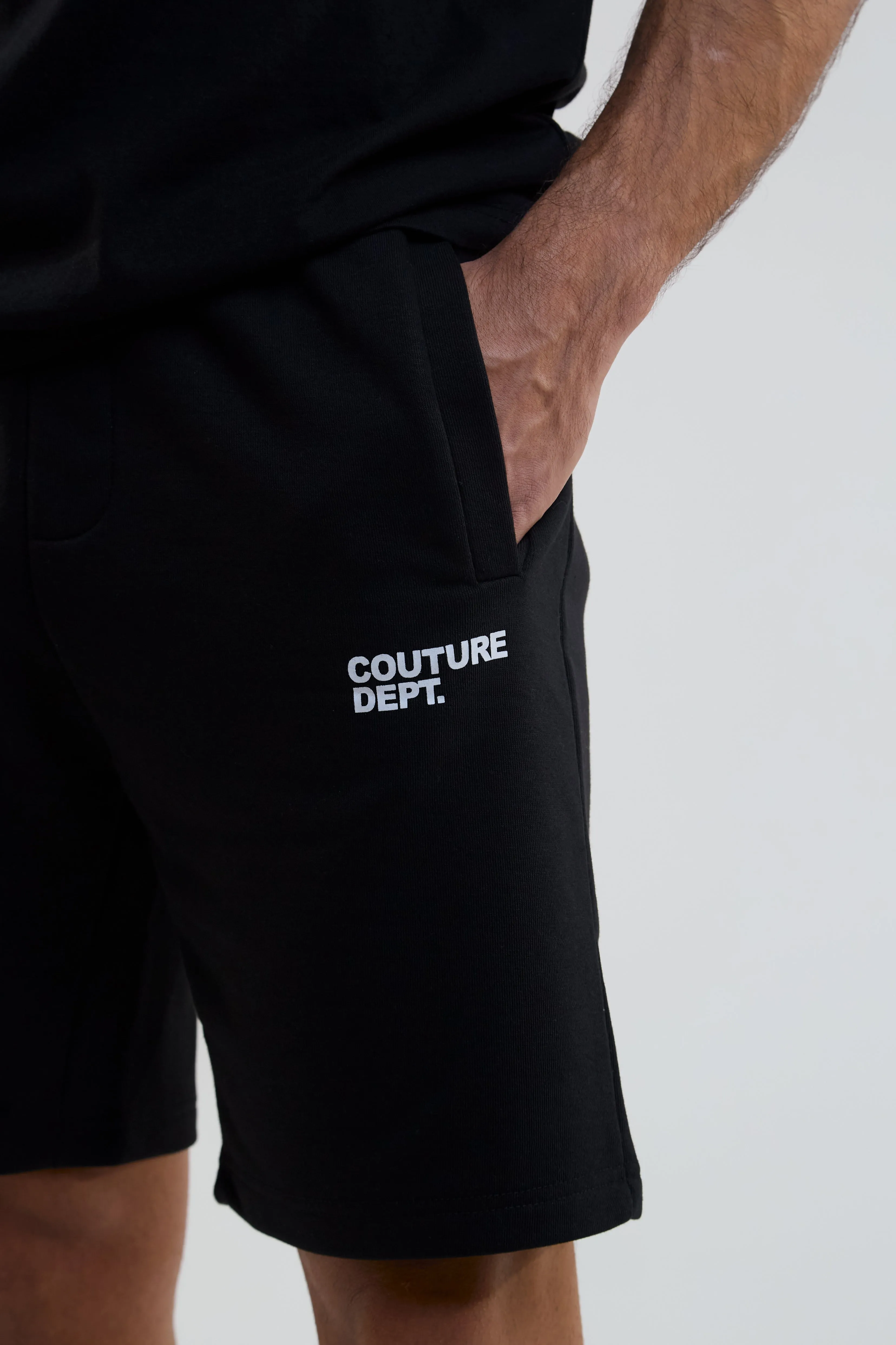Newton Court Shorts & T-Shirt Set - Black sold by B Couture product image thumbnail 3