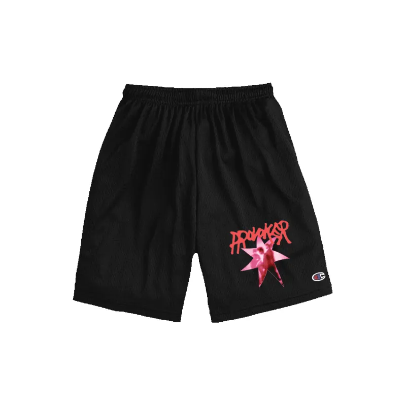Pink Star Shorts made by Provoker