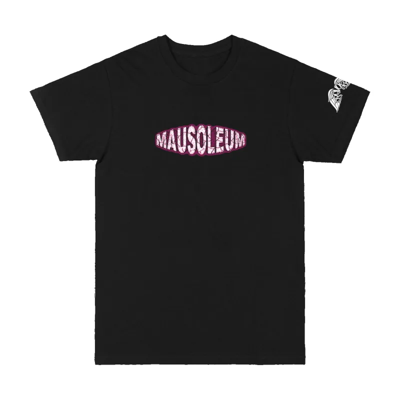 Mausoleum Logo Black Tee made by Provoker