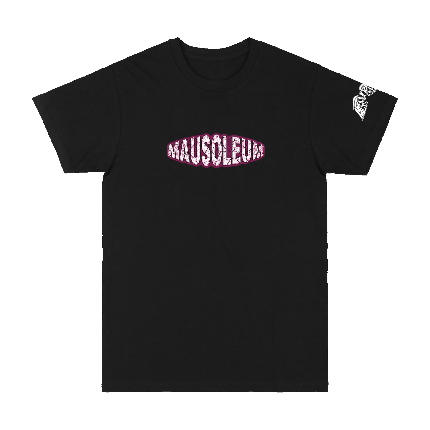 Mausoleum Logo Black Tee sold by Provoker