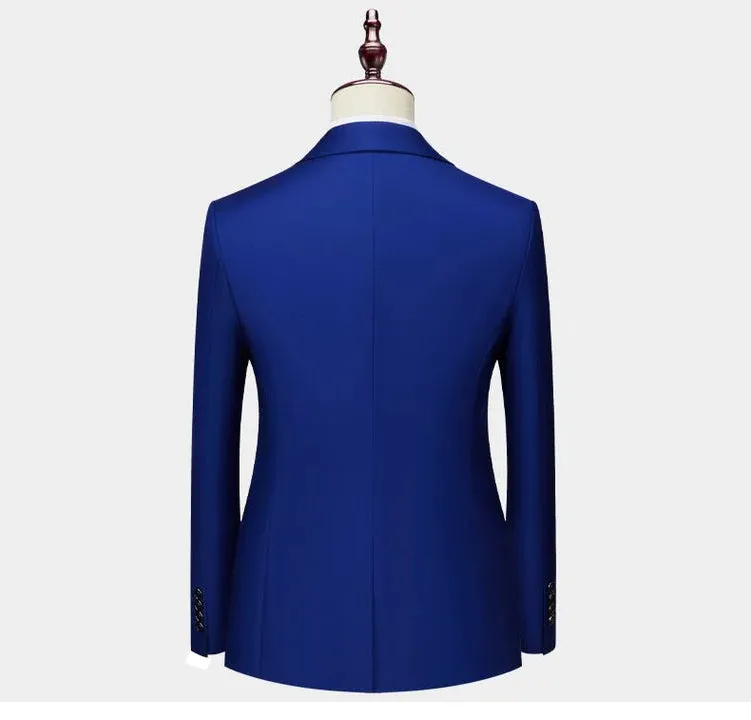 Red Men's Casual 3 Piece Suit Notch Lapel Flat Tuxedos Set CN456 sold by ChicSew product image thumbnail 2