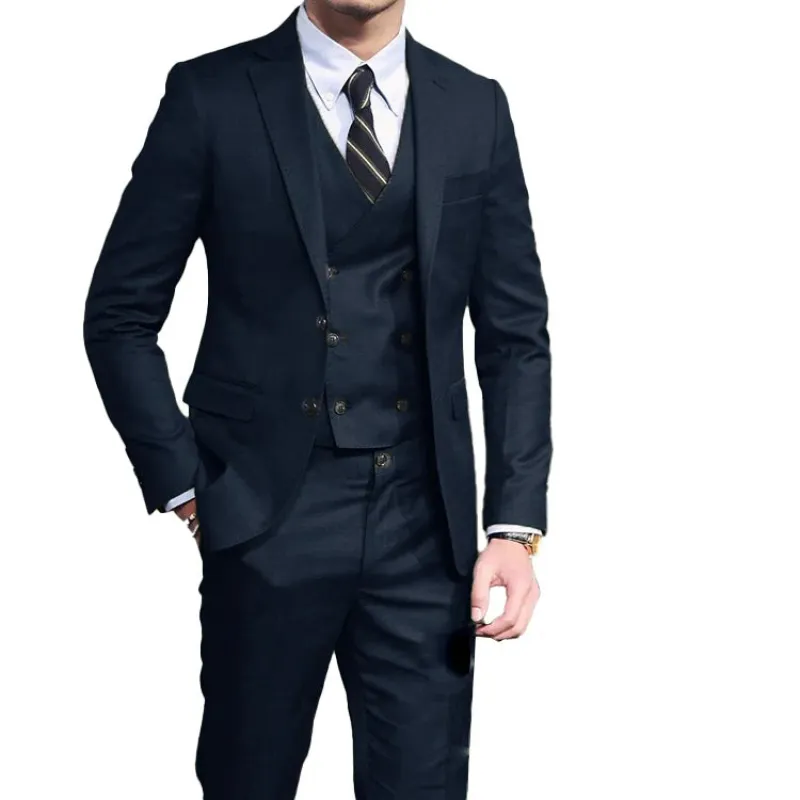 Casual Men's 3 Pieces Mens Suit Regular Fit Notch Lapel Tuxedos (Blazer+vest+Pants) CN439 sold by ChicSew