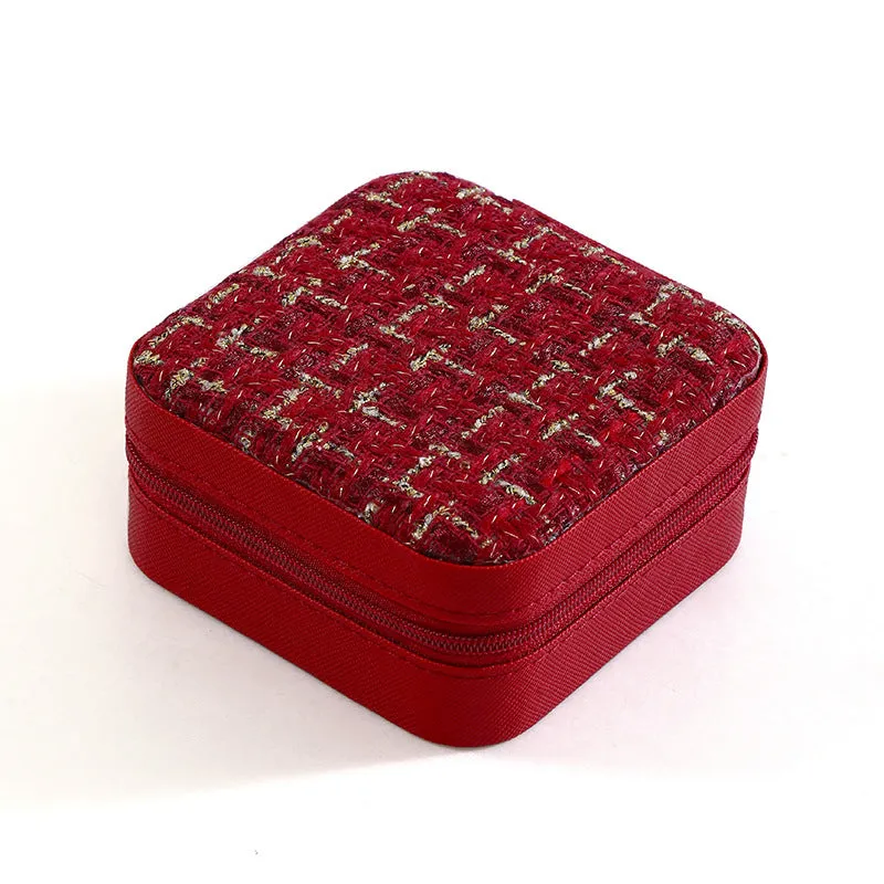 Ring Box Wedding Ring Earring Box Travelling Jewelry Box Random color CN391 sold by ChicSew product image thumbnail 5