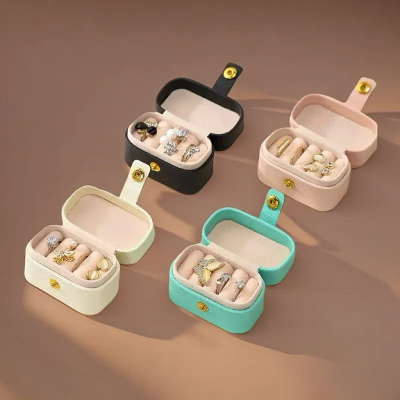Ring Box Wedding Ring Earring Box Travelling Jewelry Box Random color CN388 sold by ChicSew