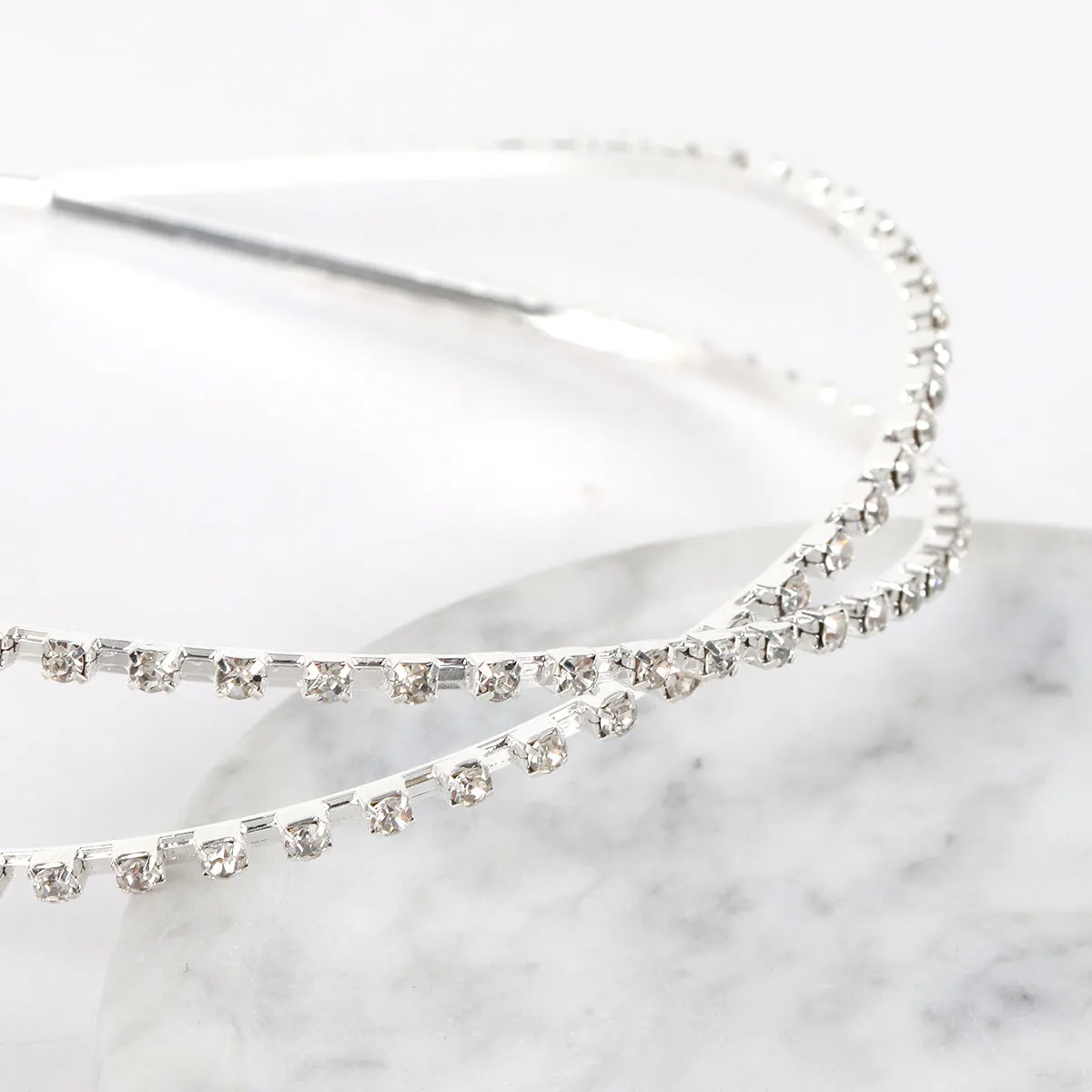New Selling Rhinestones Hairband Crown Wedding Dress Accessories CN155 sold by ChicSew product image thumbnail 4