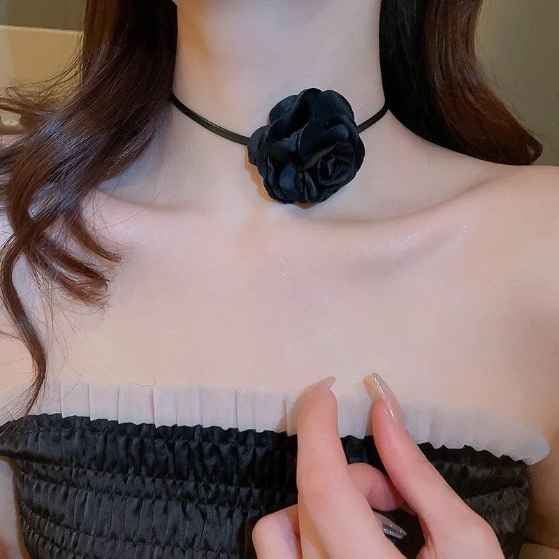 Retro Pearl Choker Necklace French Temperament Clavicle Chain CN138 made by ChicSew
