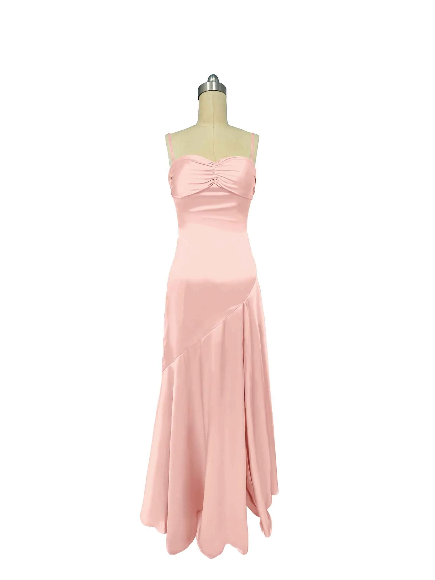 Delicate Straps Sheath Boho Maxi For Bridesmaids sold by ChicSew