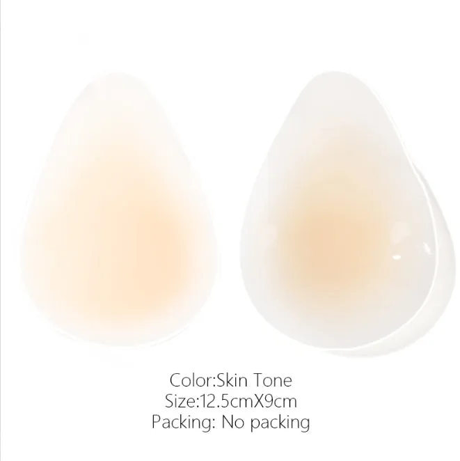 Silicone Nipple Covers - 1 Pair Women's Reusable Adhesive Invisible Pasties Nippleless Covers CN53 sold by ChicSew