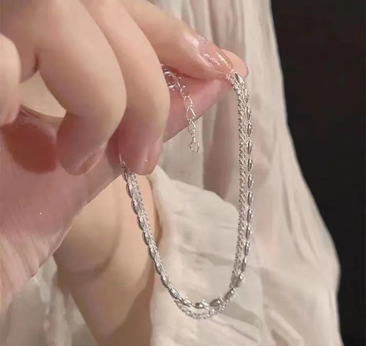Double-layer Bracelet Summer Light Luxury Starry Sparkling Jewelry CN51 sold by ChicSew product image thumbnail 4
