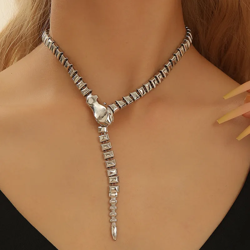 Snake Necklace Luxury Ladies Clavicle Chain Necklace CN50 made by ChicSew