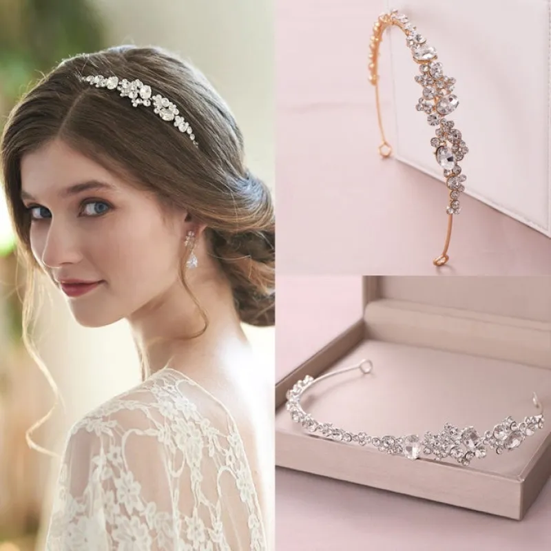 New Selling Rhinestones Hairband Crown Wedding Dress Accessories CN25 sold by ChicSew