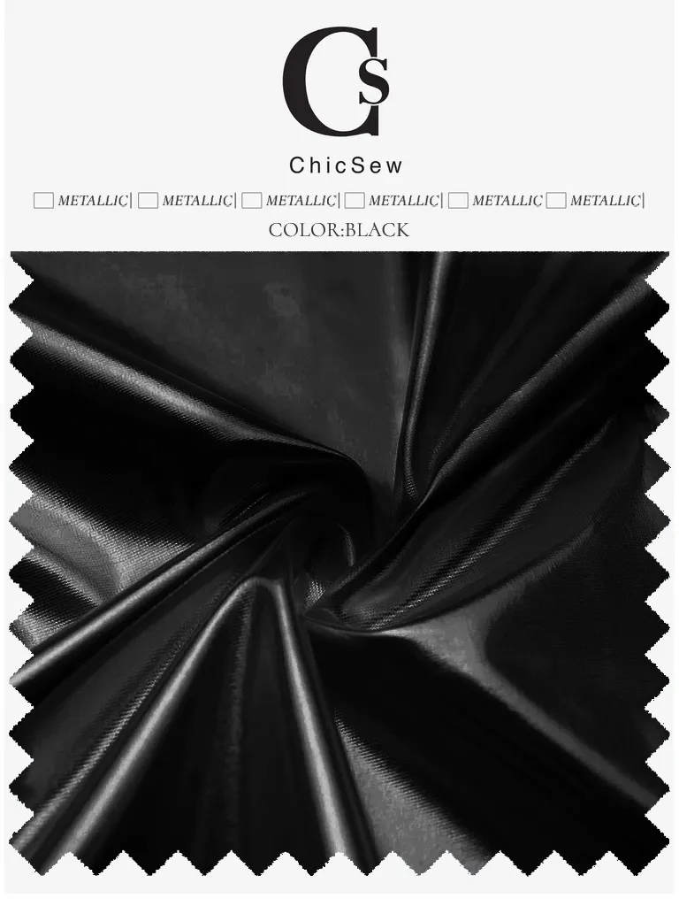 Metallic Stretch Shiny Fabric Swatch sold by ChicSew product image thumbnail 2