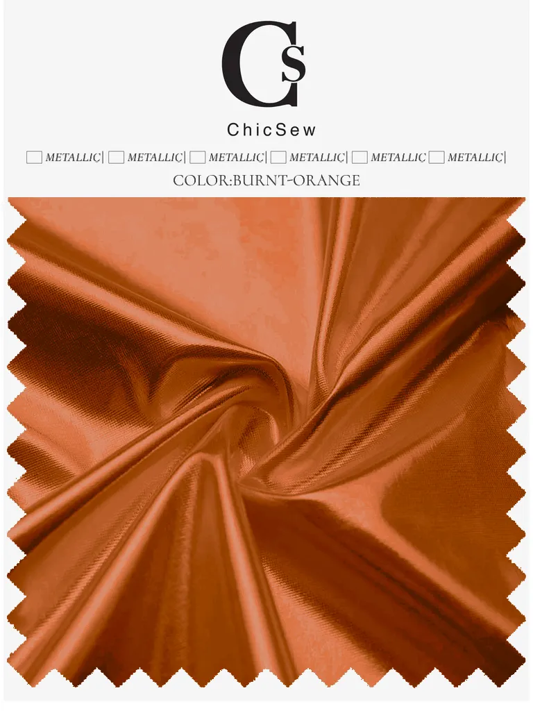 Metallic Stretch Shiny Fabric Swatch sold by ChicSew