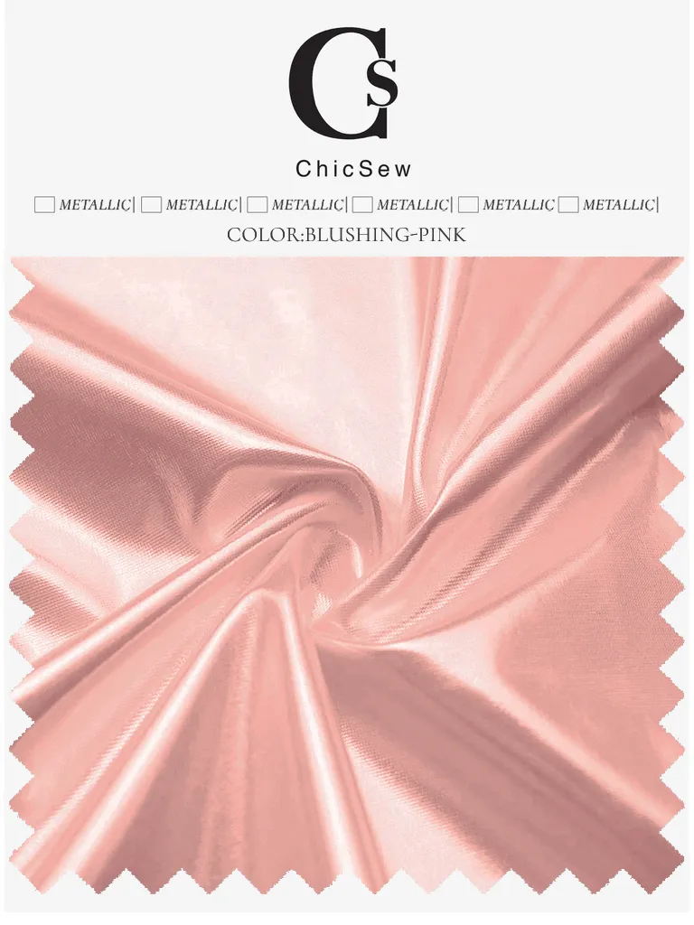 Metallic Stretch Shiny Fabric Swatch sold by ChicSew product image thumbnail 4