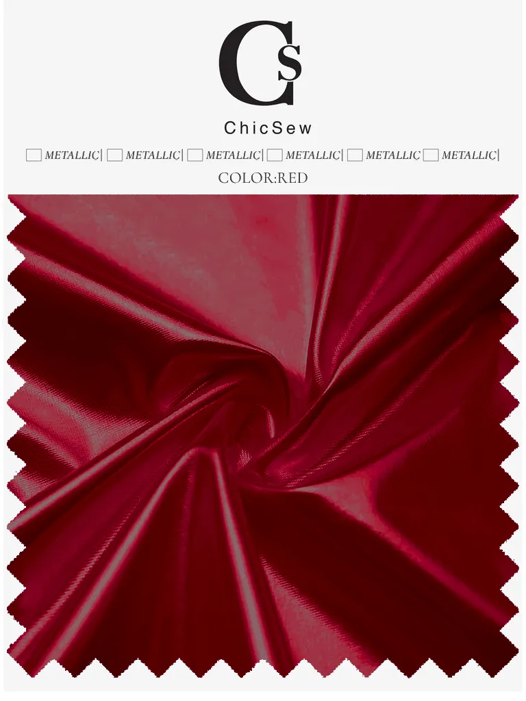 Metallic Stretch Shiny Fabric Swatch sold by ChicSew product image thumbnail 5