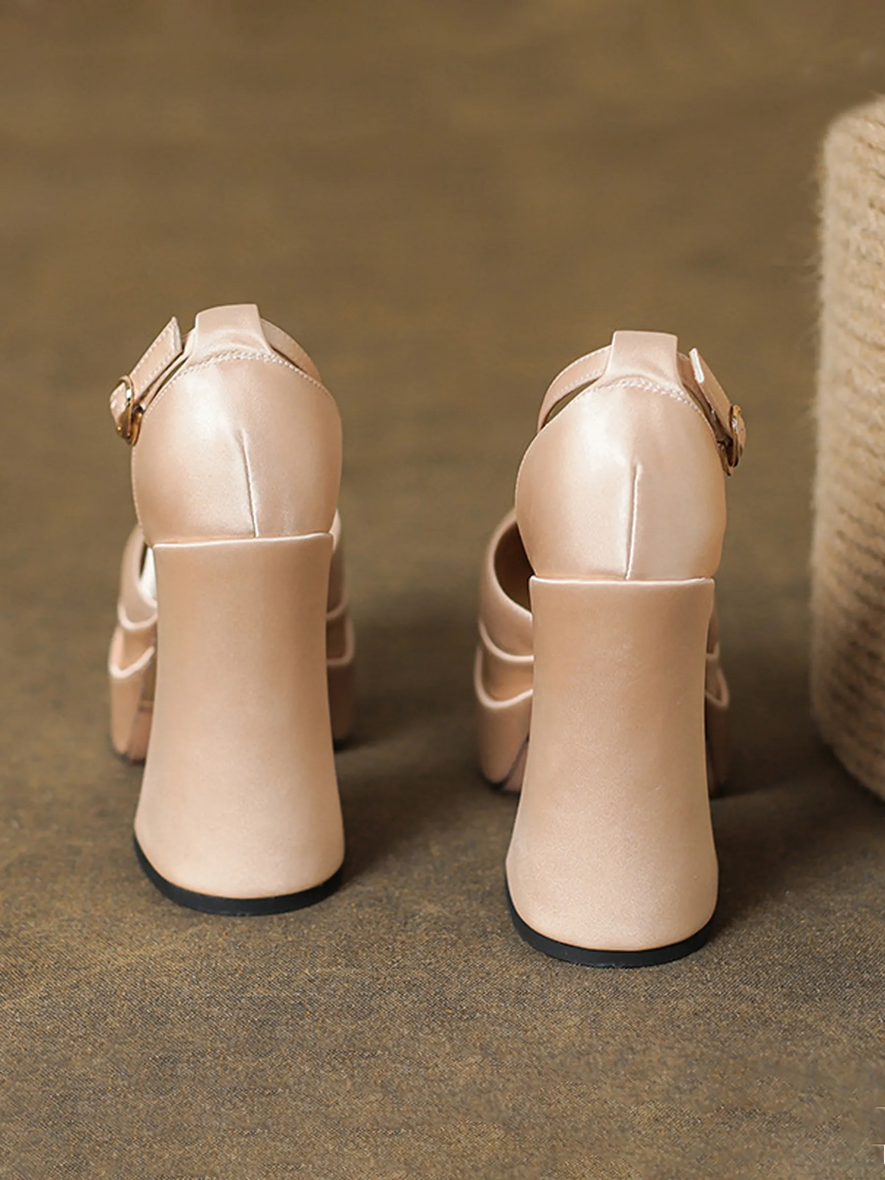 Womens Platform Satin Wedding Shoes High Heel Party Evening Shoes sold by ChicSew product image thumbnail 4