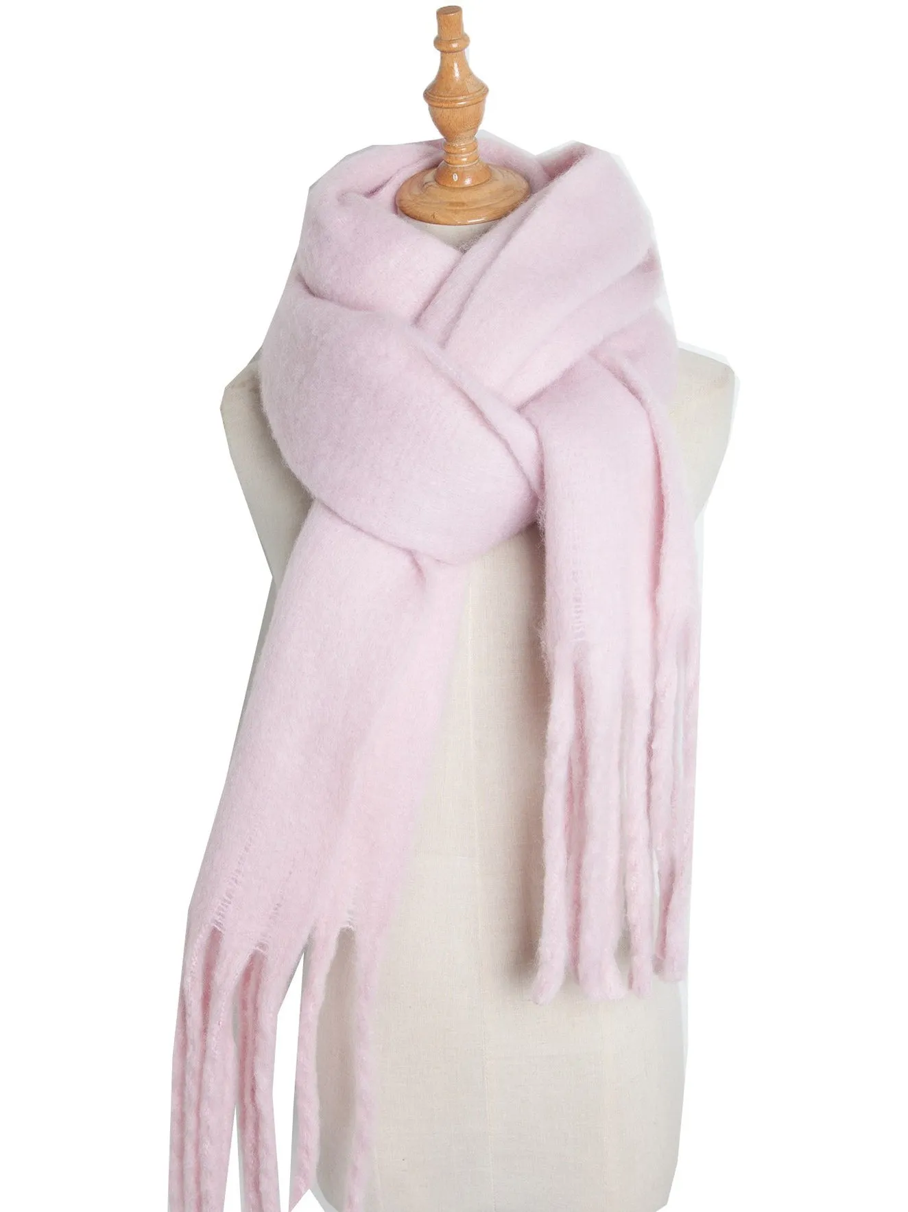 Tassels Simple Bridal Bridesmaid Wedding Shawl Scarf sold by ChicSew product image thumbnail 4