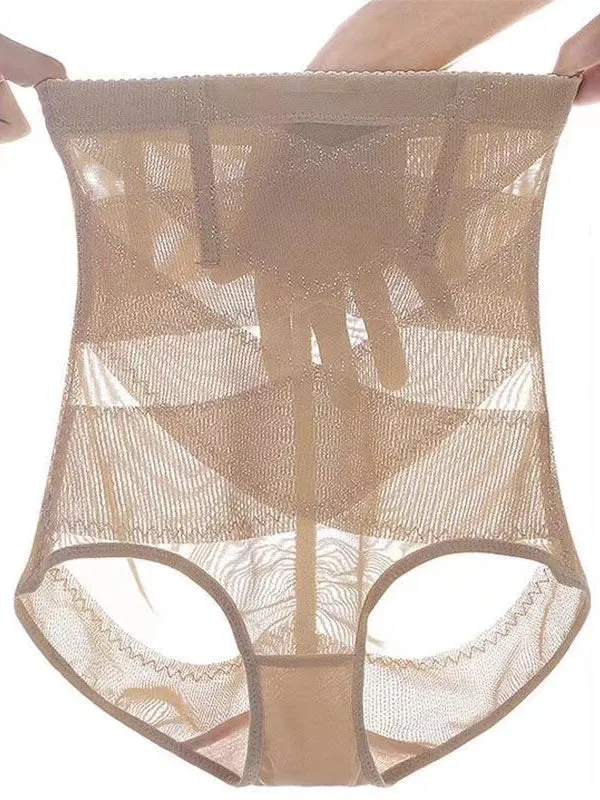 High waist seamless cross postpartum body shaping pants women's high waist abdomen pants sold by ChicSew product image thumbnail 3