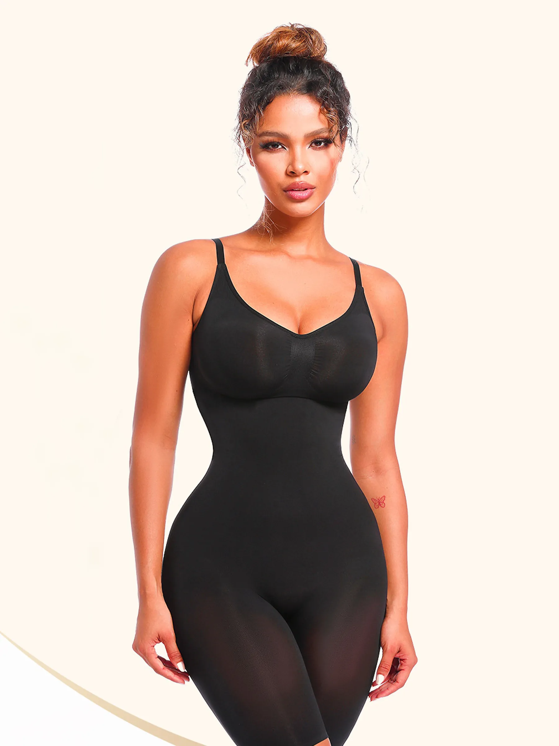 Women's Shapewear Bodysuit Tummy Control Body Shaper Seamless Sculpting Snatched Waist Body Suit sold by ChicSew product image thumbnail 5