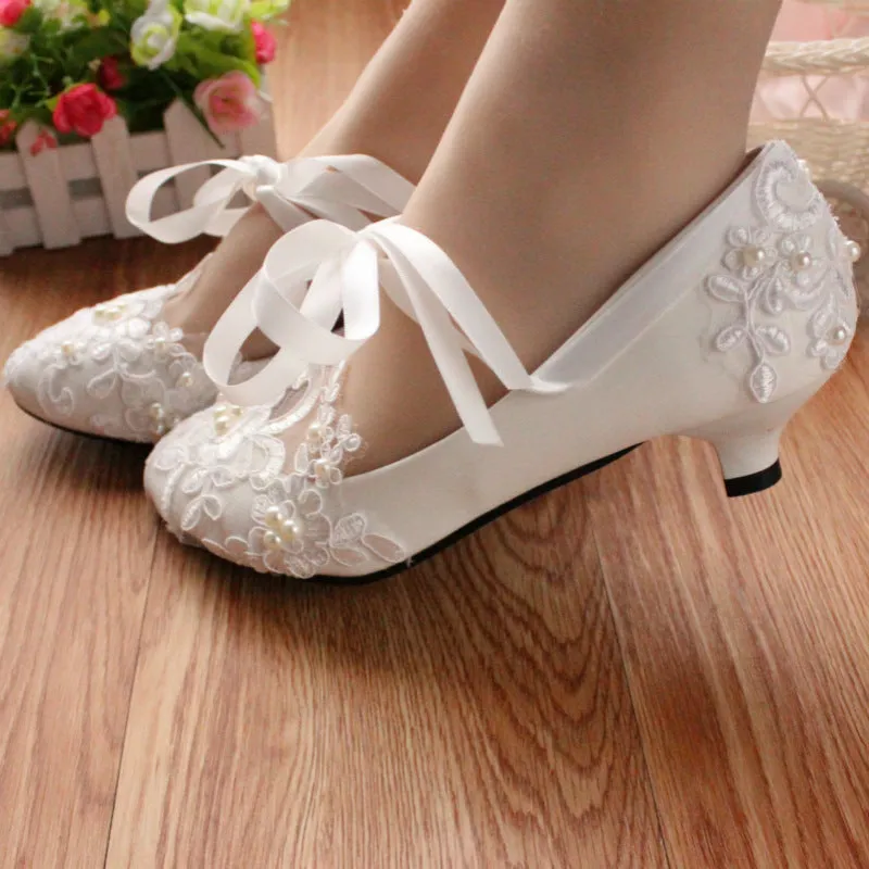 Strappy White Flat Wedding Shoes Evening Shoes sold by ChicSew product image thumbnail 2