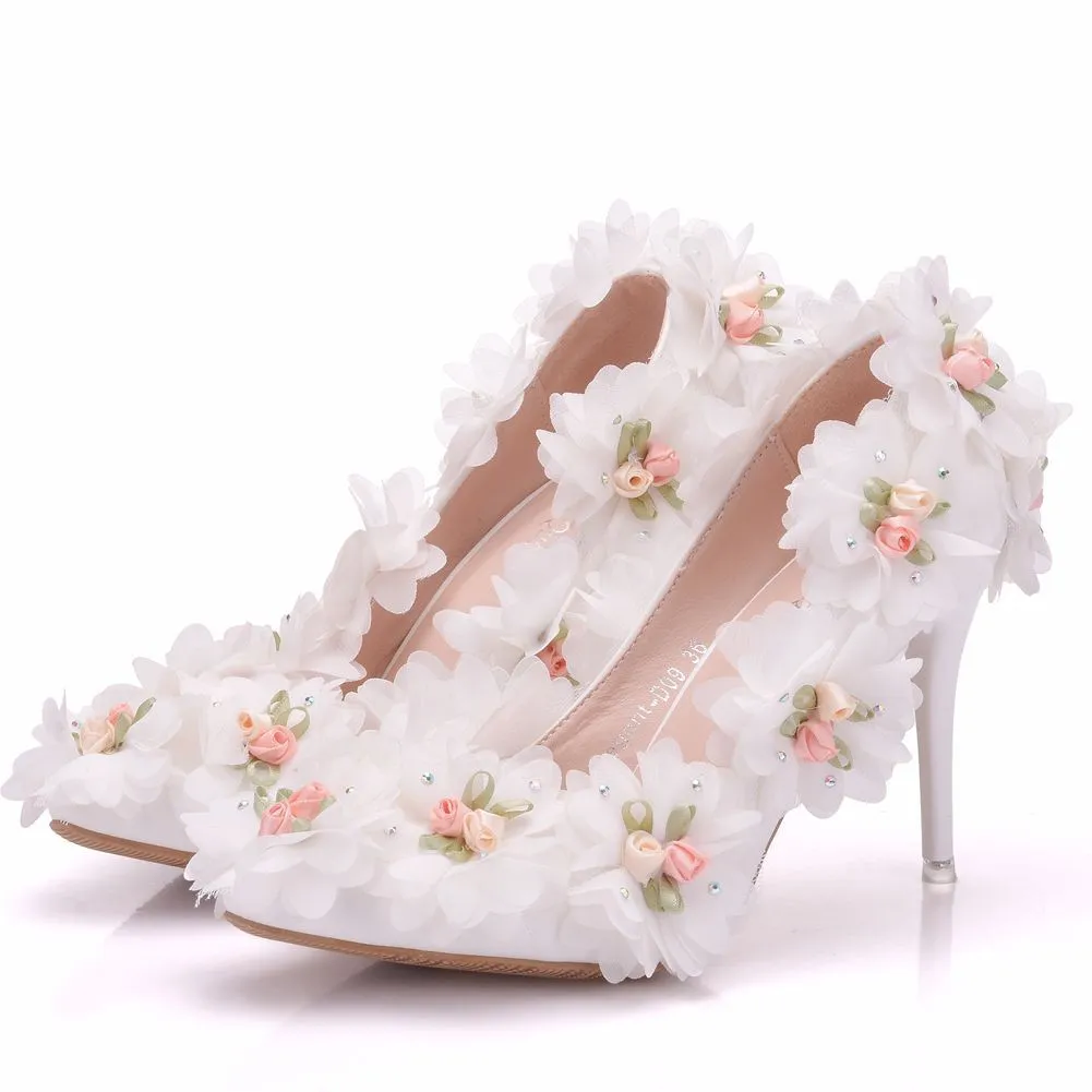 Women's Wedding Shoes Fashionable and Sexy Pedicure Slimming High Heels sold by ChicSew product image thumbnail 4