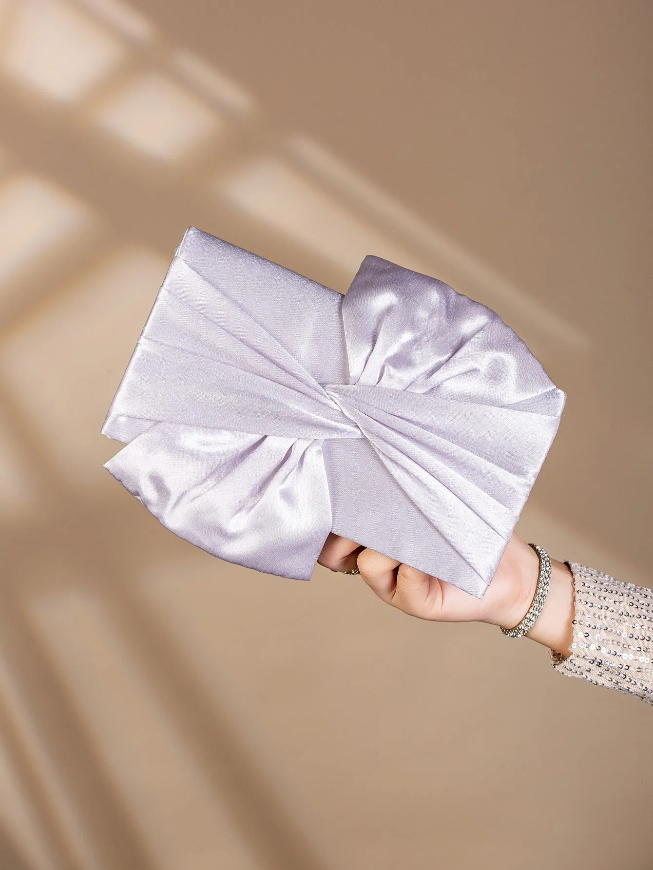 Bow Clutch Purses for Women Evening Bag Formal Vintage Satin Handbags for Bridal Wedding Party sold by ChicSew product image thumbnail 3