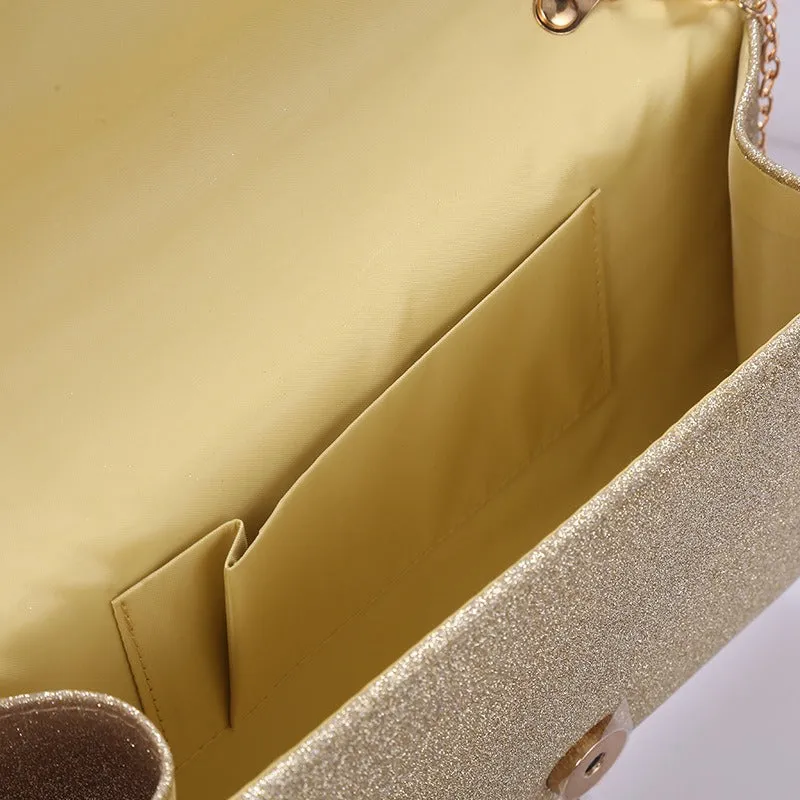 Glitter Evening Bags Formal Clutches Wedding Purses Party Dressy Clutch Purse Cocktail Prom Handbags sold by ChicSew product image thumbnail 5