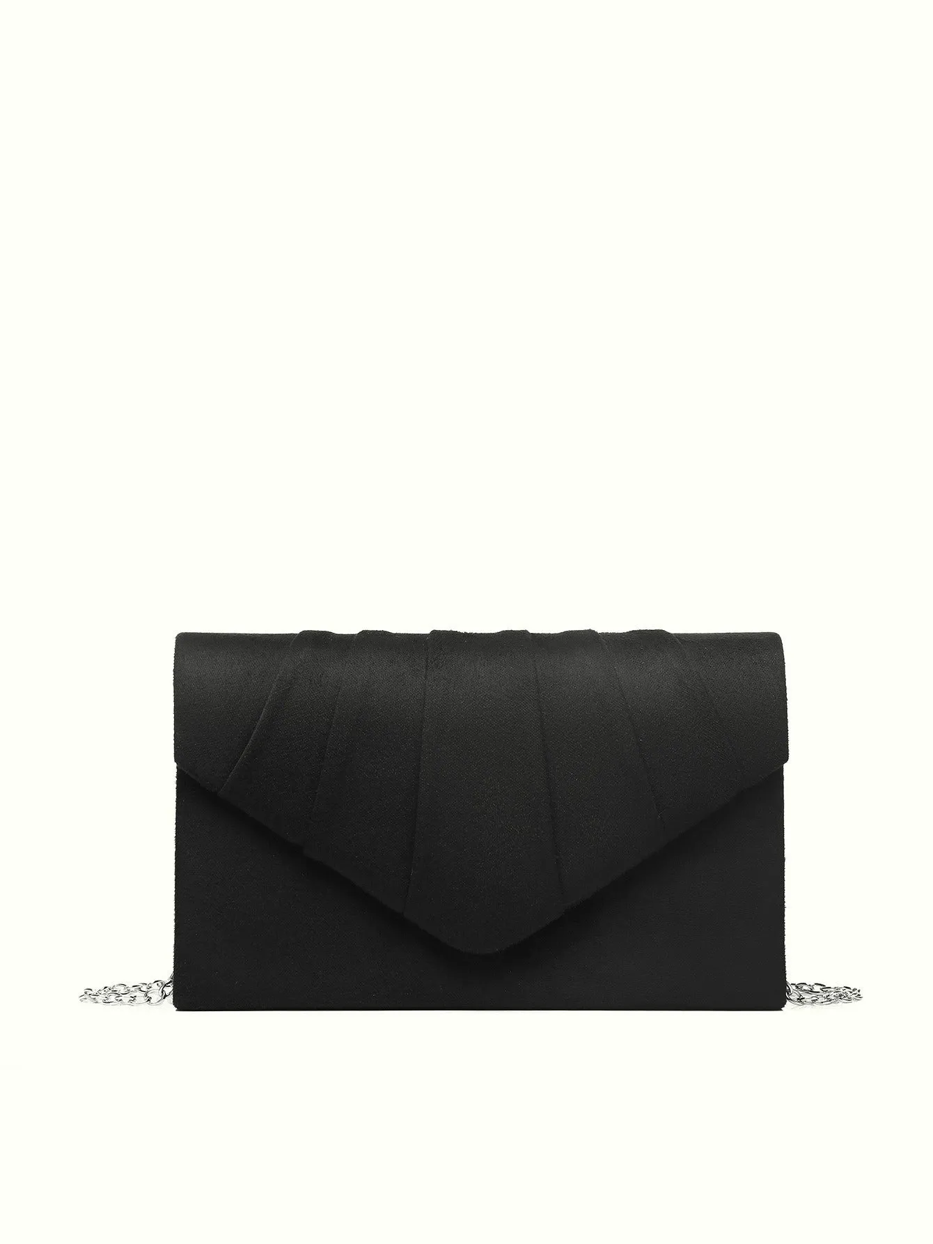 Formal Satin Pleated Evening Bag Bridal Evening Clutch Bag sold by ChicSew product image thumbnail 2