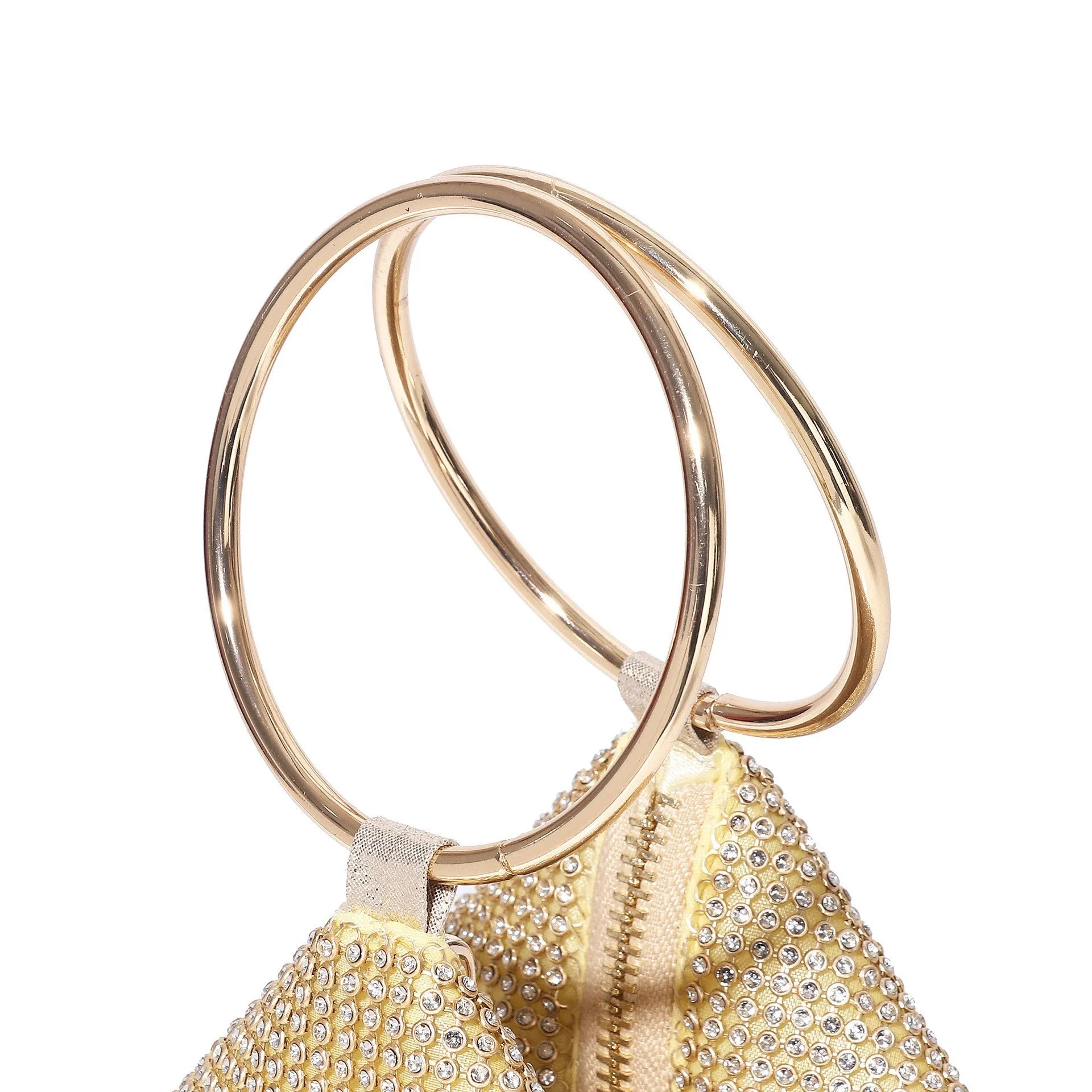 Bling Rhinestone Purse for Women, Glitter Clutch Handbag Bucket Evening Bag for Girls Wedding Party sold by ChicSew product image thumbnail 4