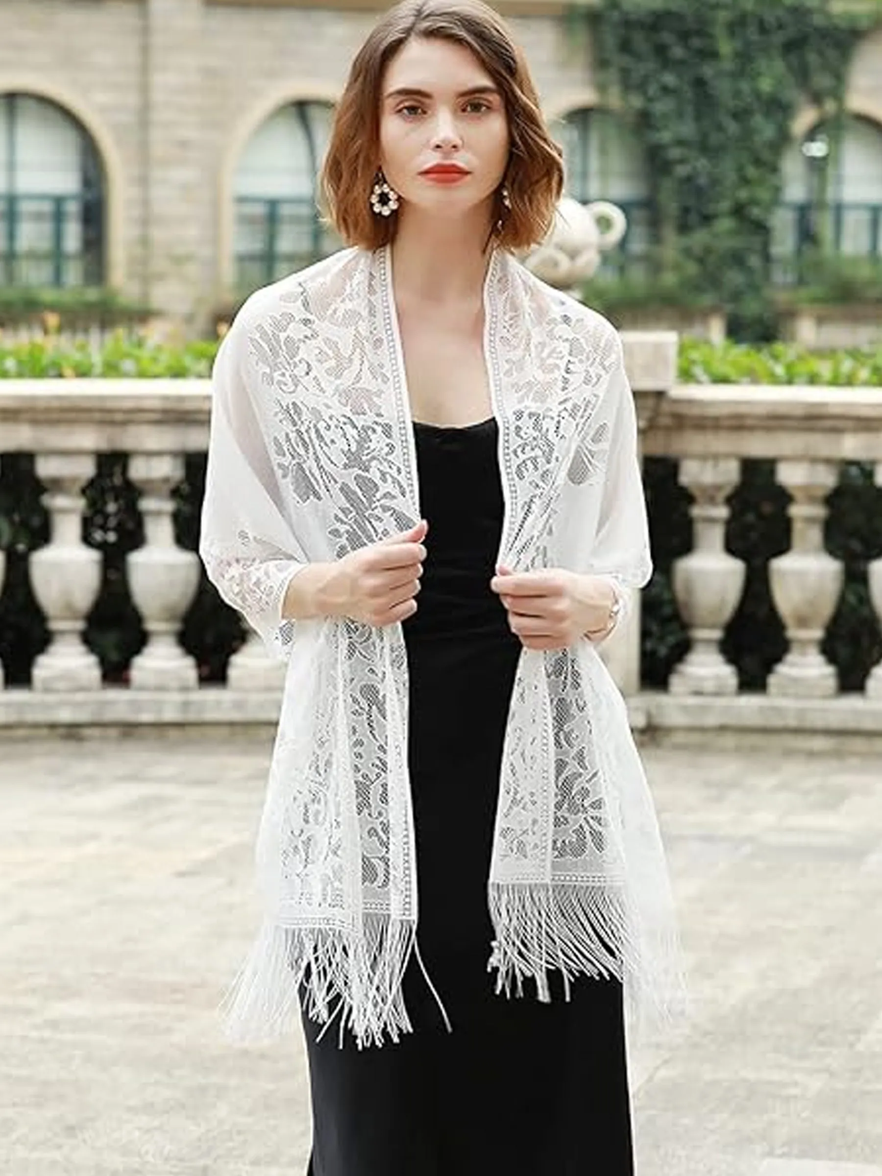 Shawls and Wraps for Evening Dresses Scarfs for Women Pashmina Wedding Formal Shawl sold by ChicSew product image thumbnail 5