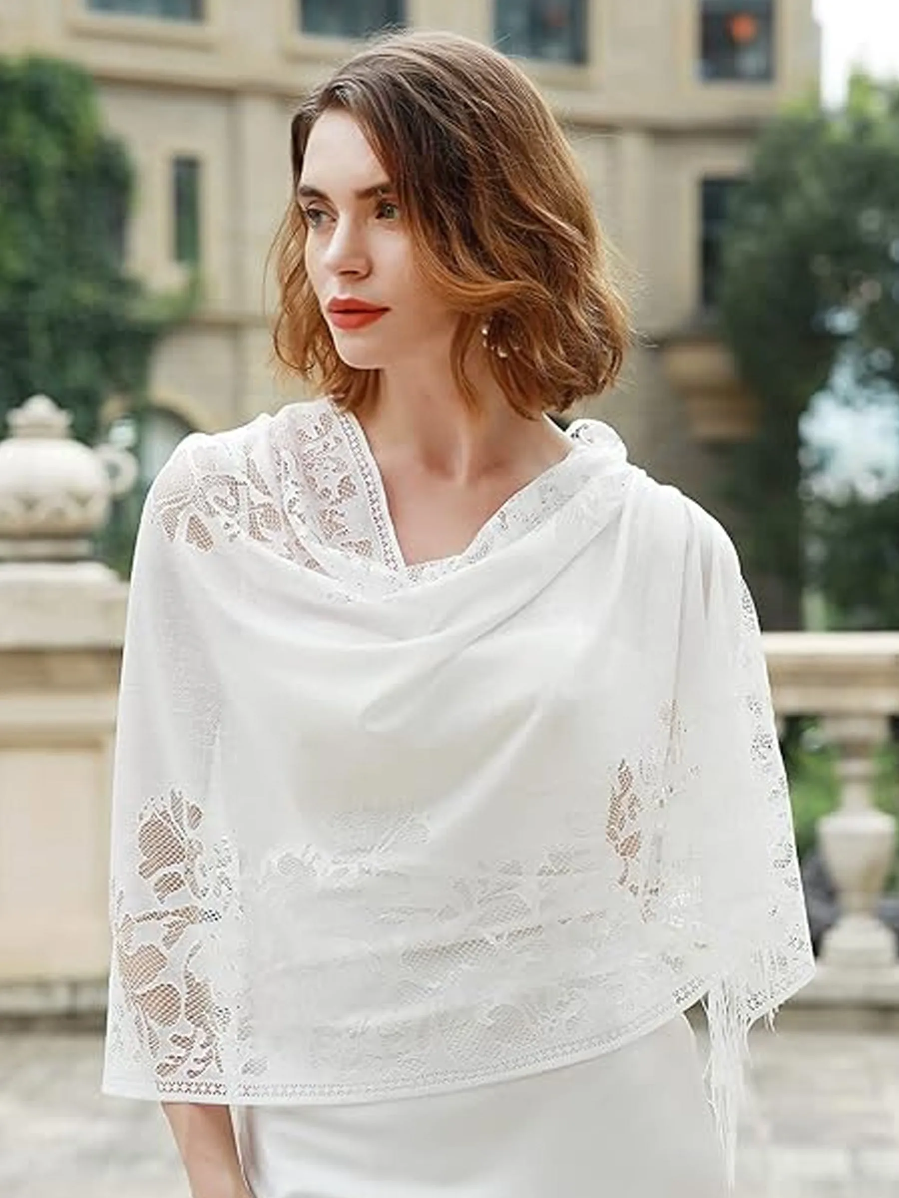 Shawls and Wraps for Evening Dresses Scarfs for Women Pashmina Wedding Formal Shawl sold by ChicSew product image thumbnail 2