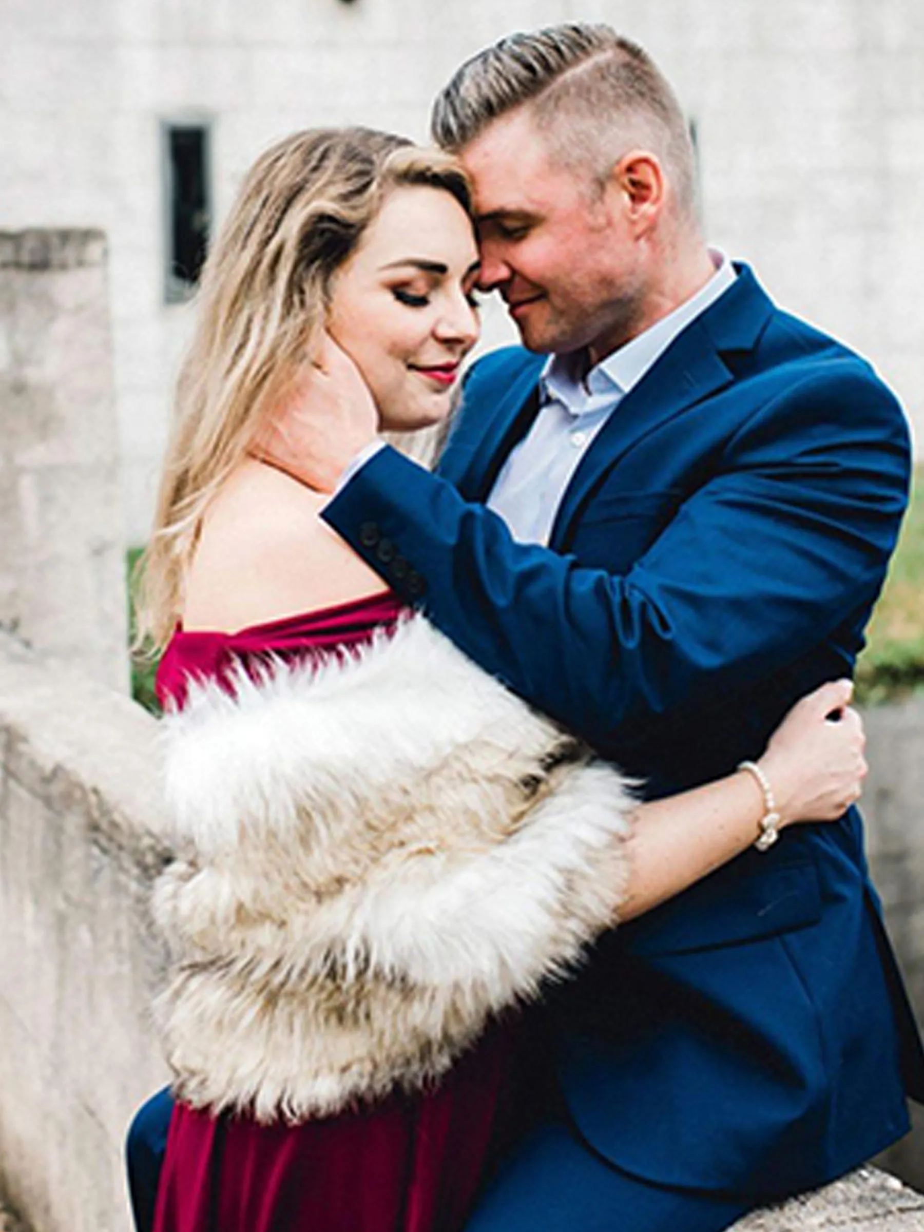 Women Luxury Faux Fur Coat Jackets Wrap Cape Shawl for Wedding Party sold by ChicSew product image thumbnail 2