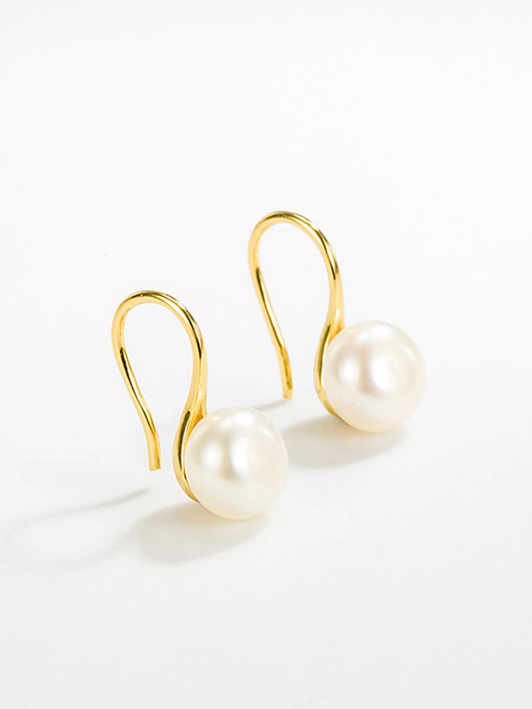 Sterling Silver Freshwater Cultured Pearl Wedding Jewelry Earrings For Women sold by ChicSew product image thumbnail 4