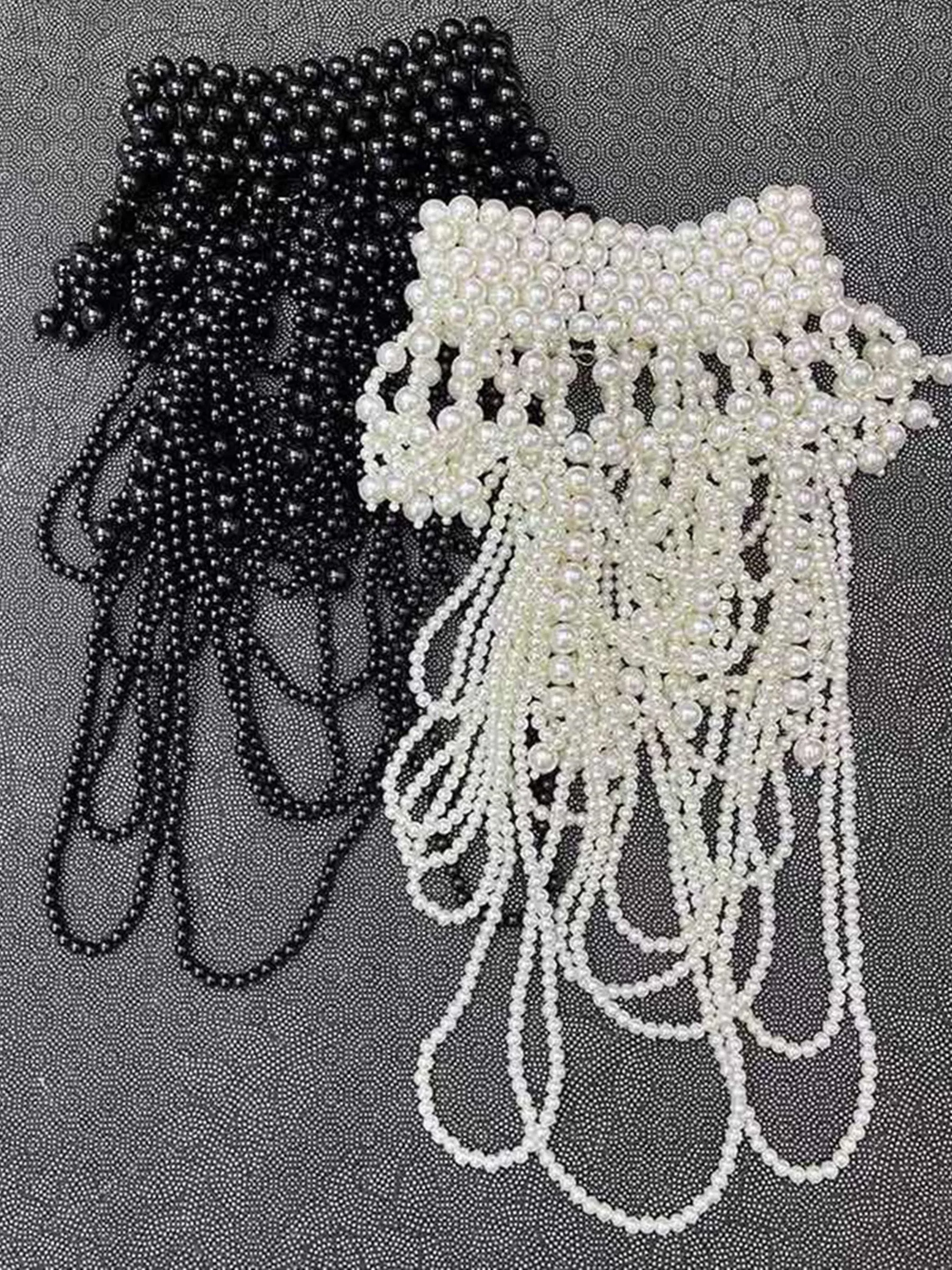 Beautiful Handmade Pearl Shawl Shoulder Chain, VG39 sold by ChicSew product image thumbnail 5