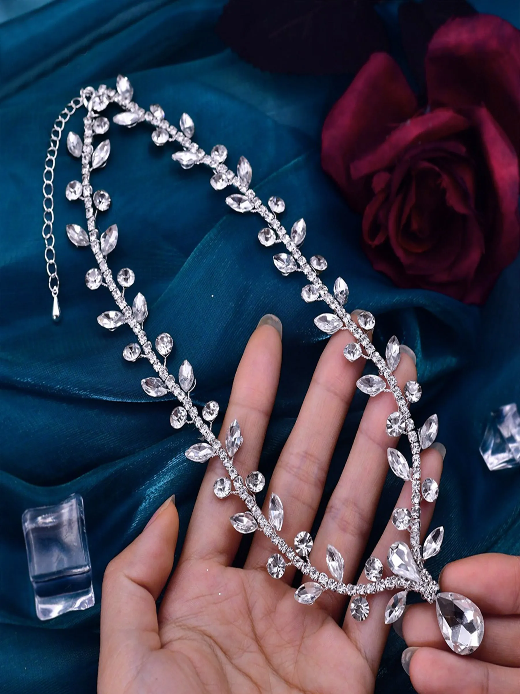 Gorgeous Beaded Luxury Necklace for Wedding,Prom Party,HN03 sold by ChicSew product image thumbnail 4