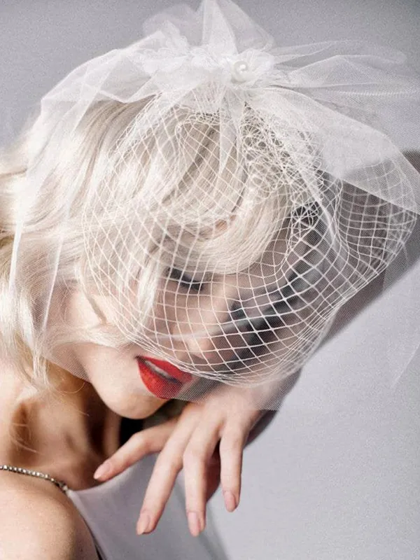 Sexy Double Layer Simplicity Short Bridal Veil, VA14 sold by ChicSew