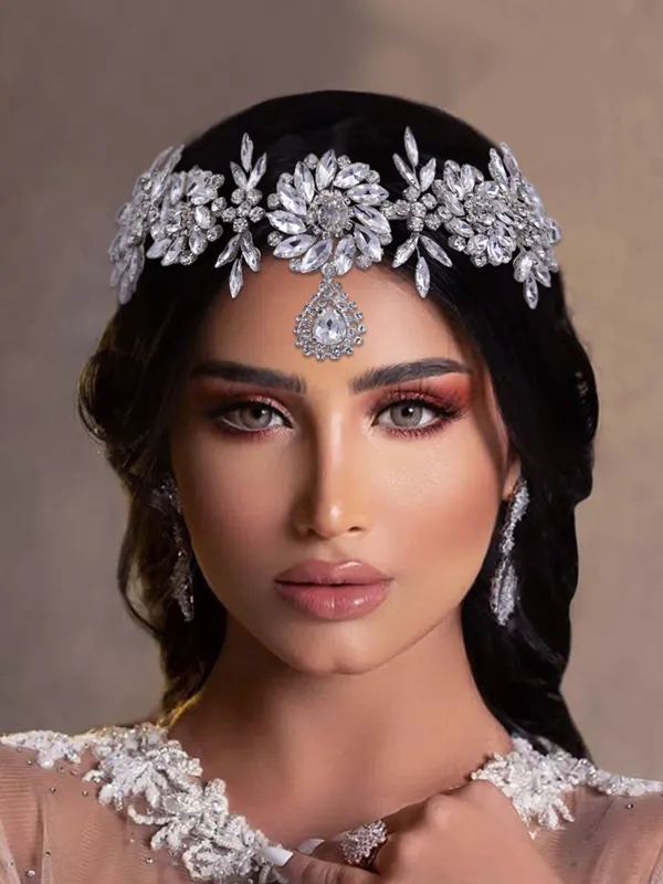 Sparkly Heavy Industry Creative 3D Rhinestone Flower Headband Wedding Dress Accessories, HP440 sold by ChicSew